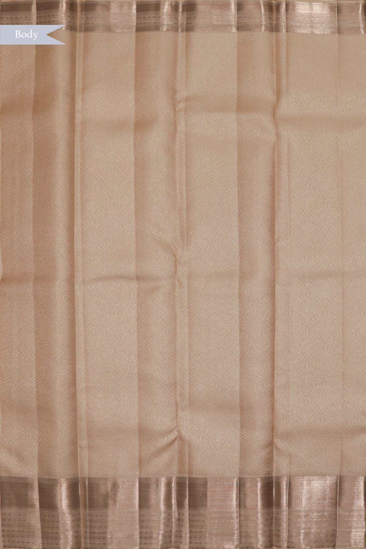 Light Gold Kanchivaram Silk Saree