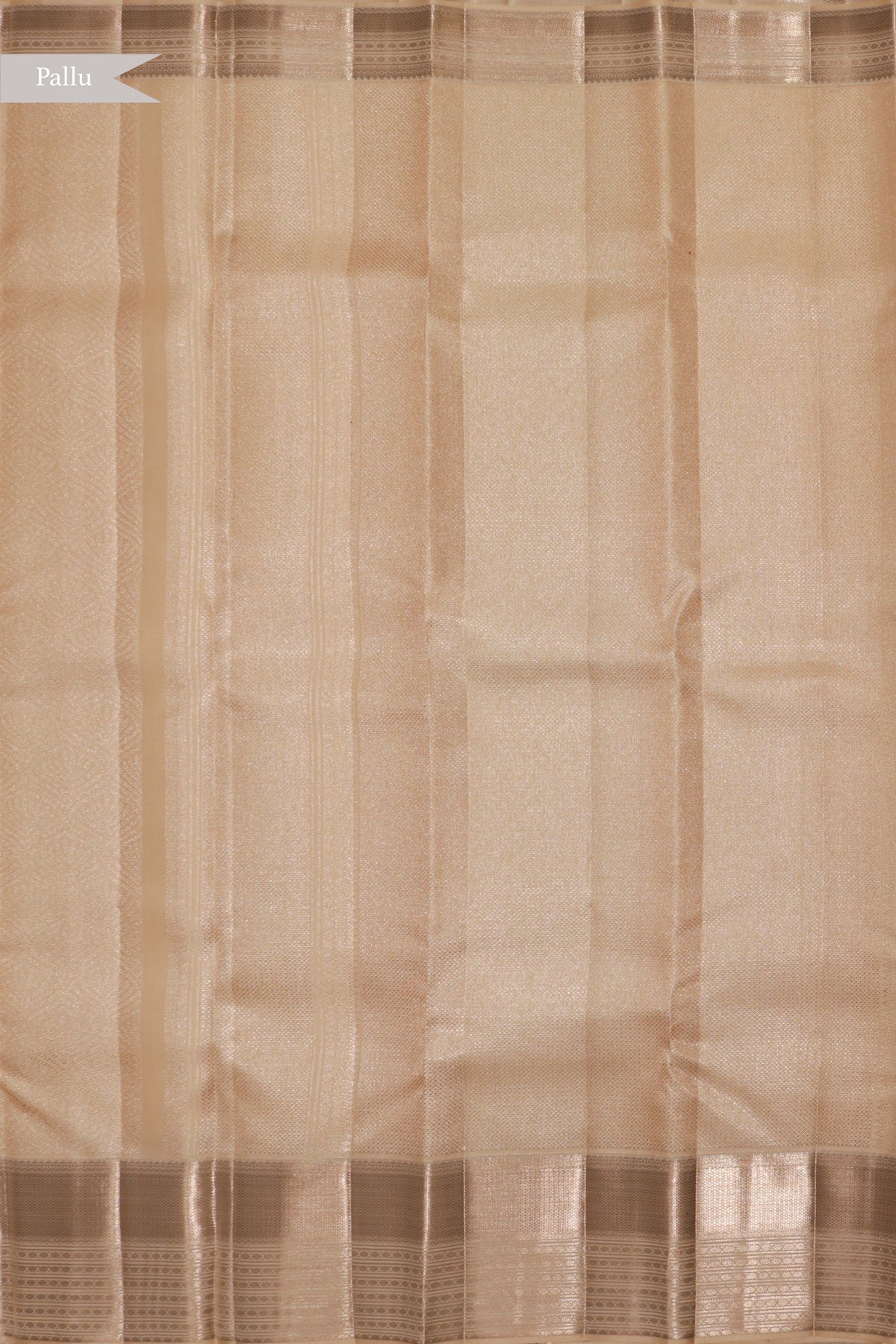 Light Gold Kanchivaram Silk Saree