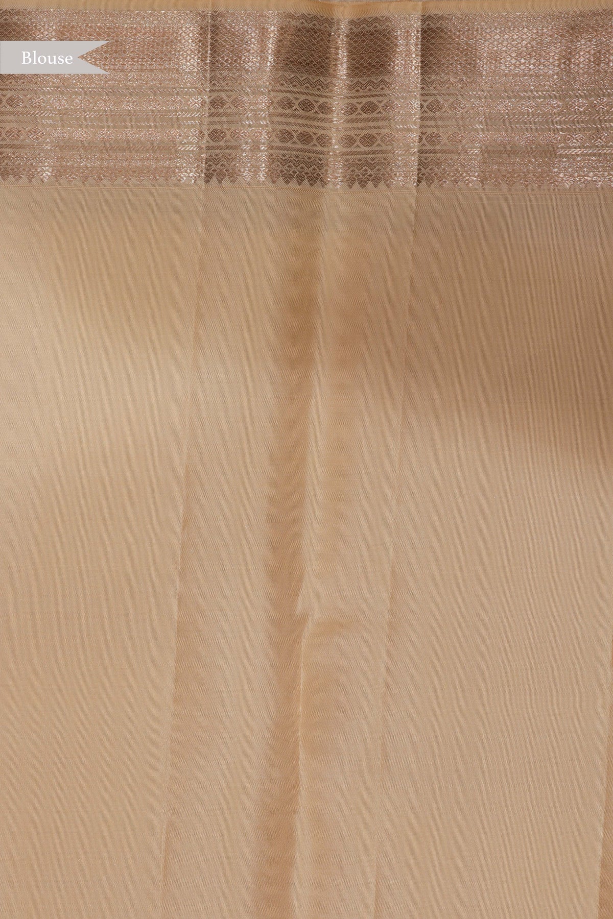 Light Gold Kanchivaram Silk Saree