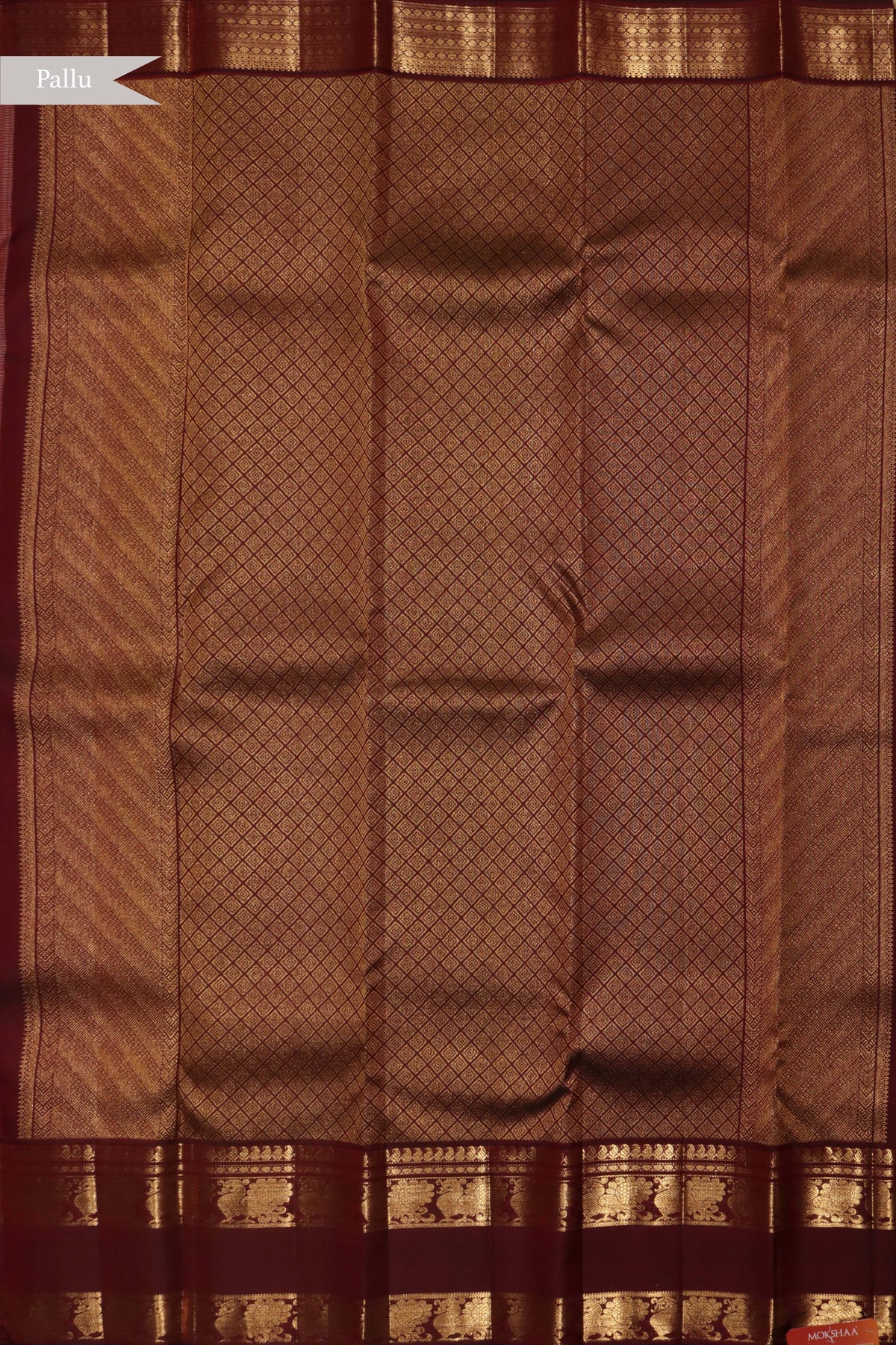 Off-White Kanchivaram Silk Saree