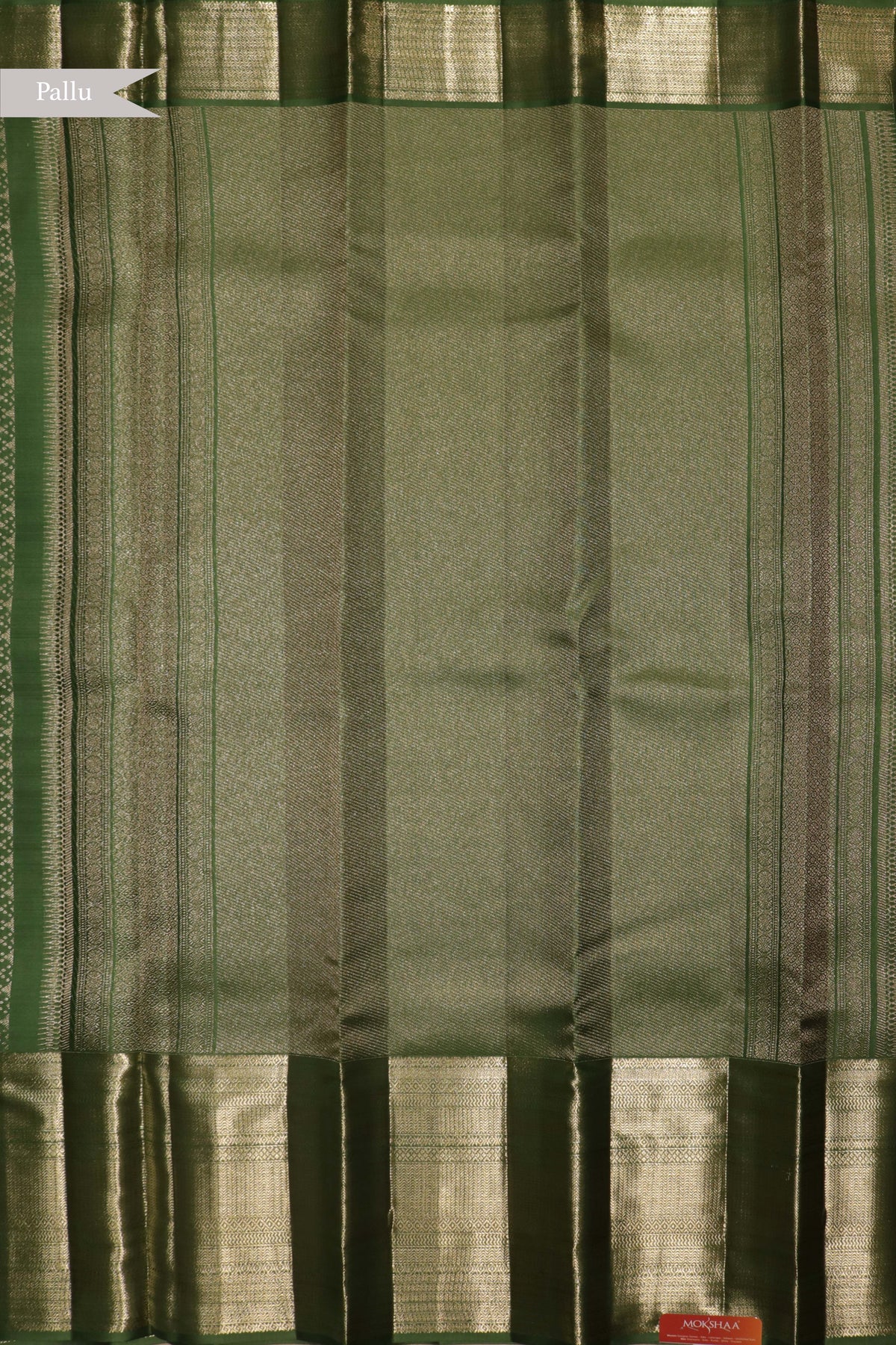 Leaf Green Kanchivaram Silk Saree