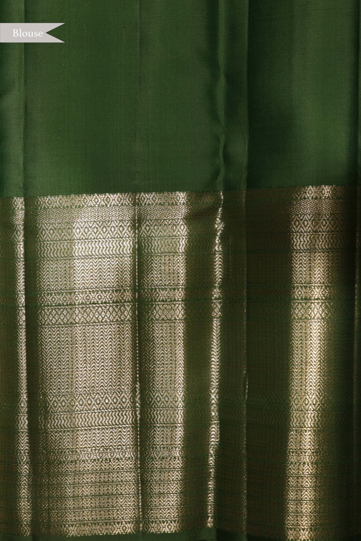 Leaf Green Kanchivaram Silk Saree