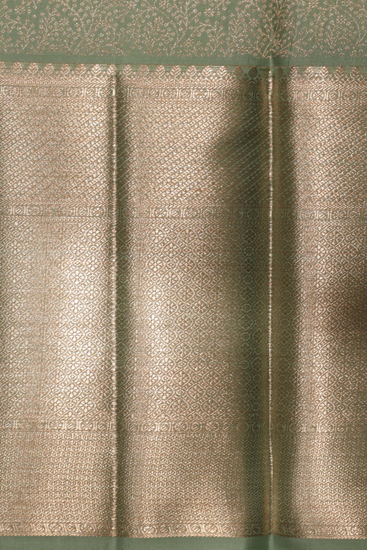 Sea Green Kanchivaram Silk Saree