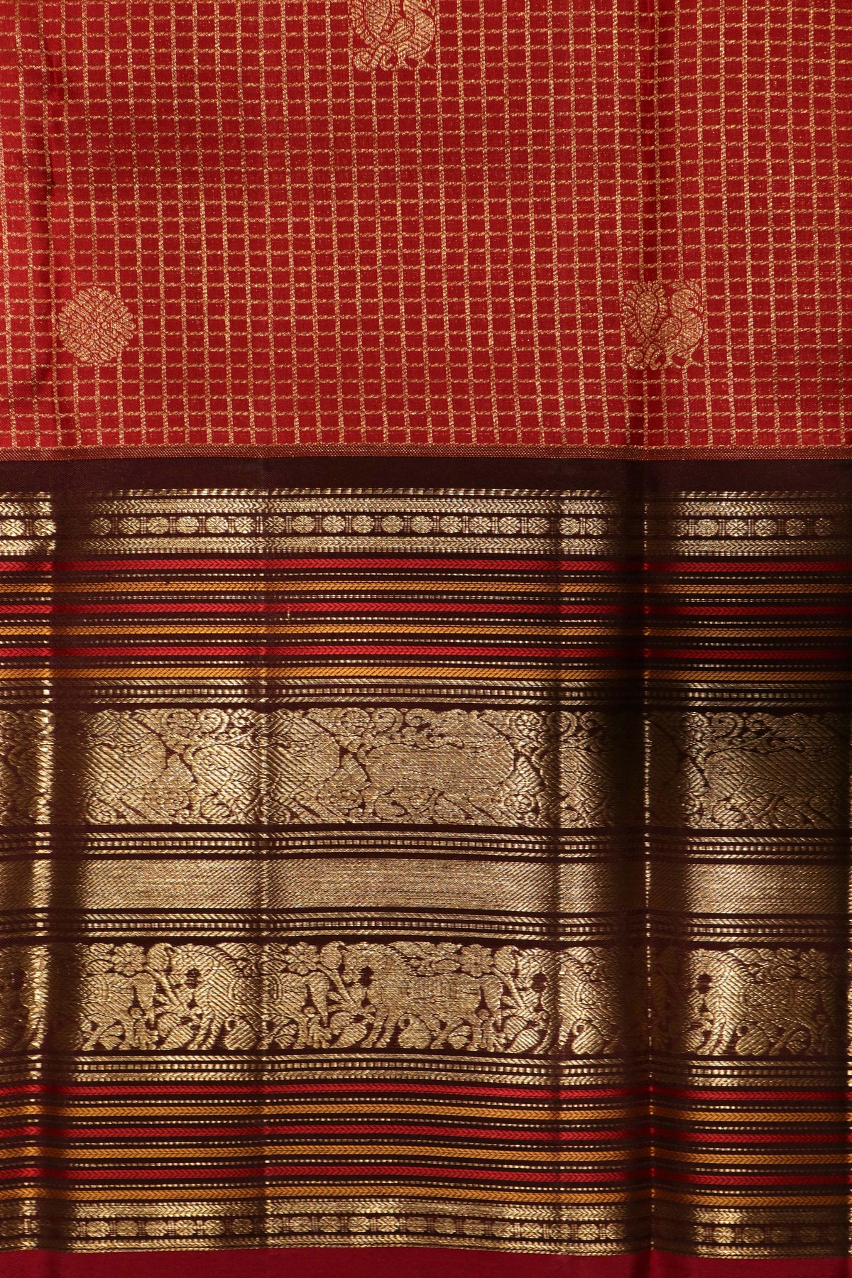 Red Kanchivaram Silk  Saree