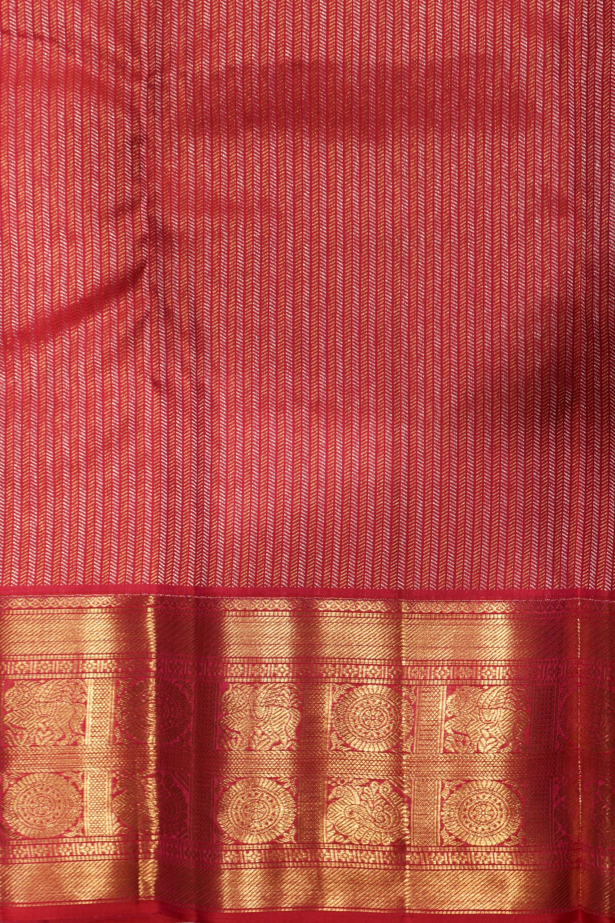 Pink Kanchivaram Silk Zari Saree