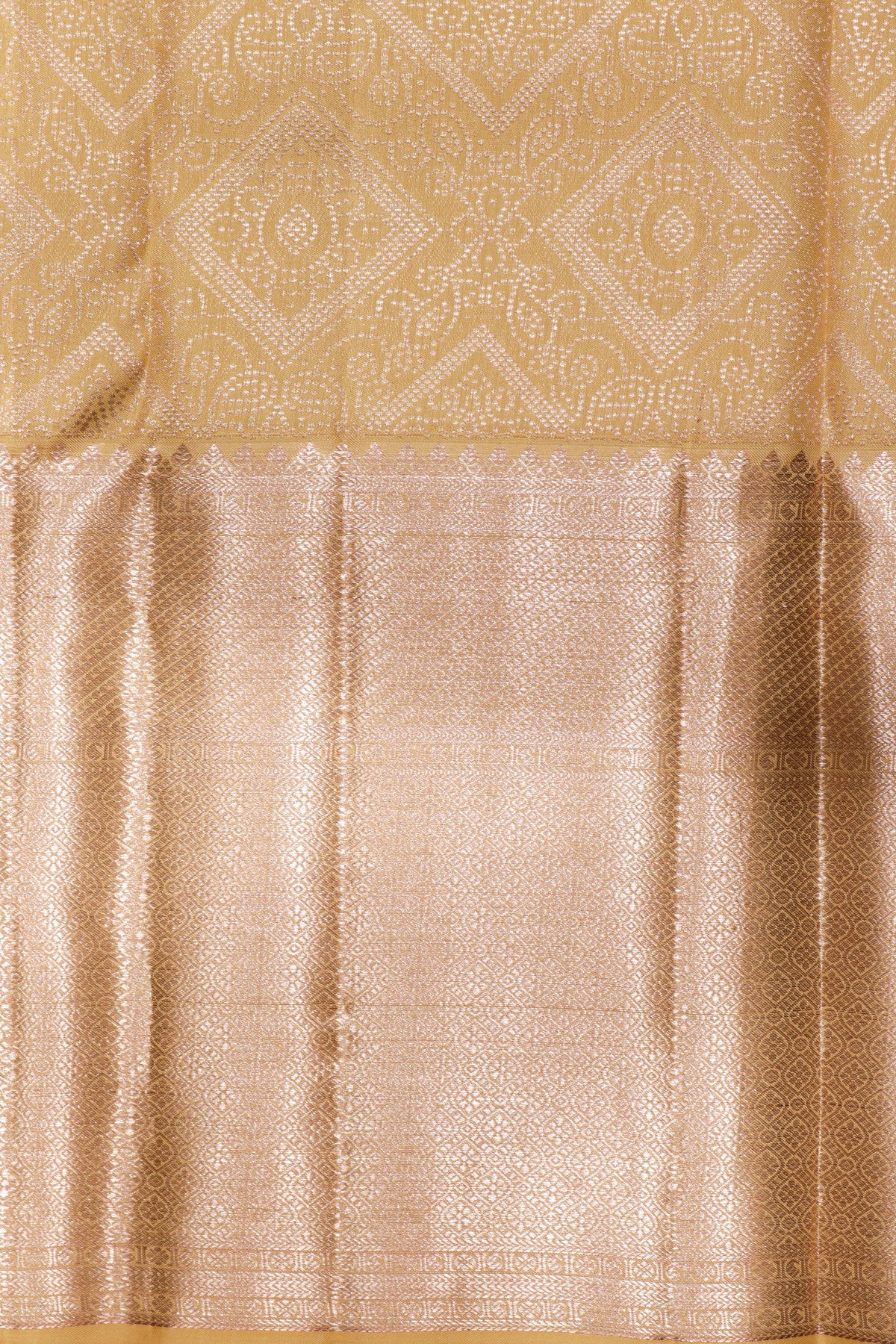 Lime Yellow Kanchivaram Silk Saree