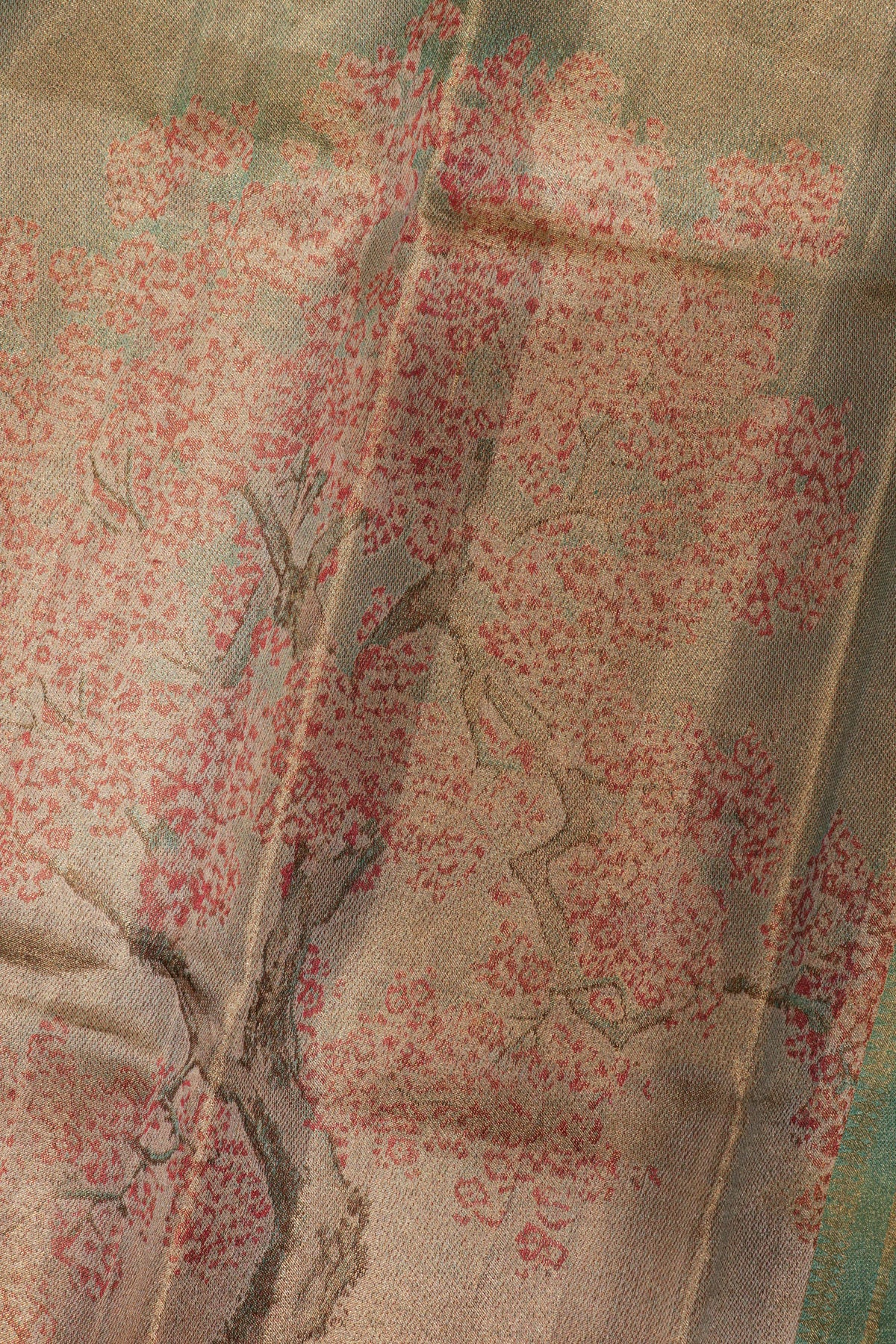 Multicolor Kanchivaram Tissue Saree