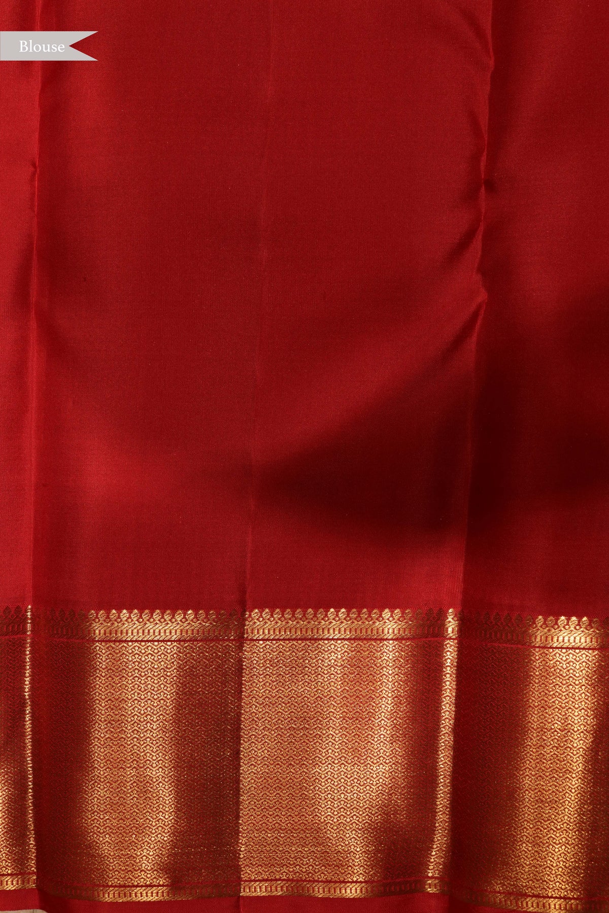 Red Kanchivaram Silk Checked Zari Saree