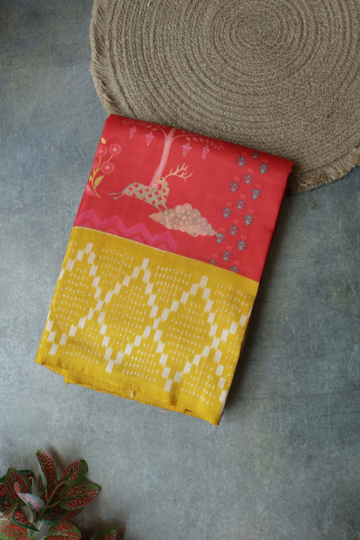 Red Patola Silk Saree
