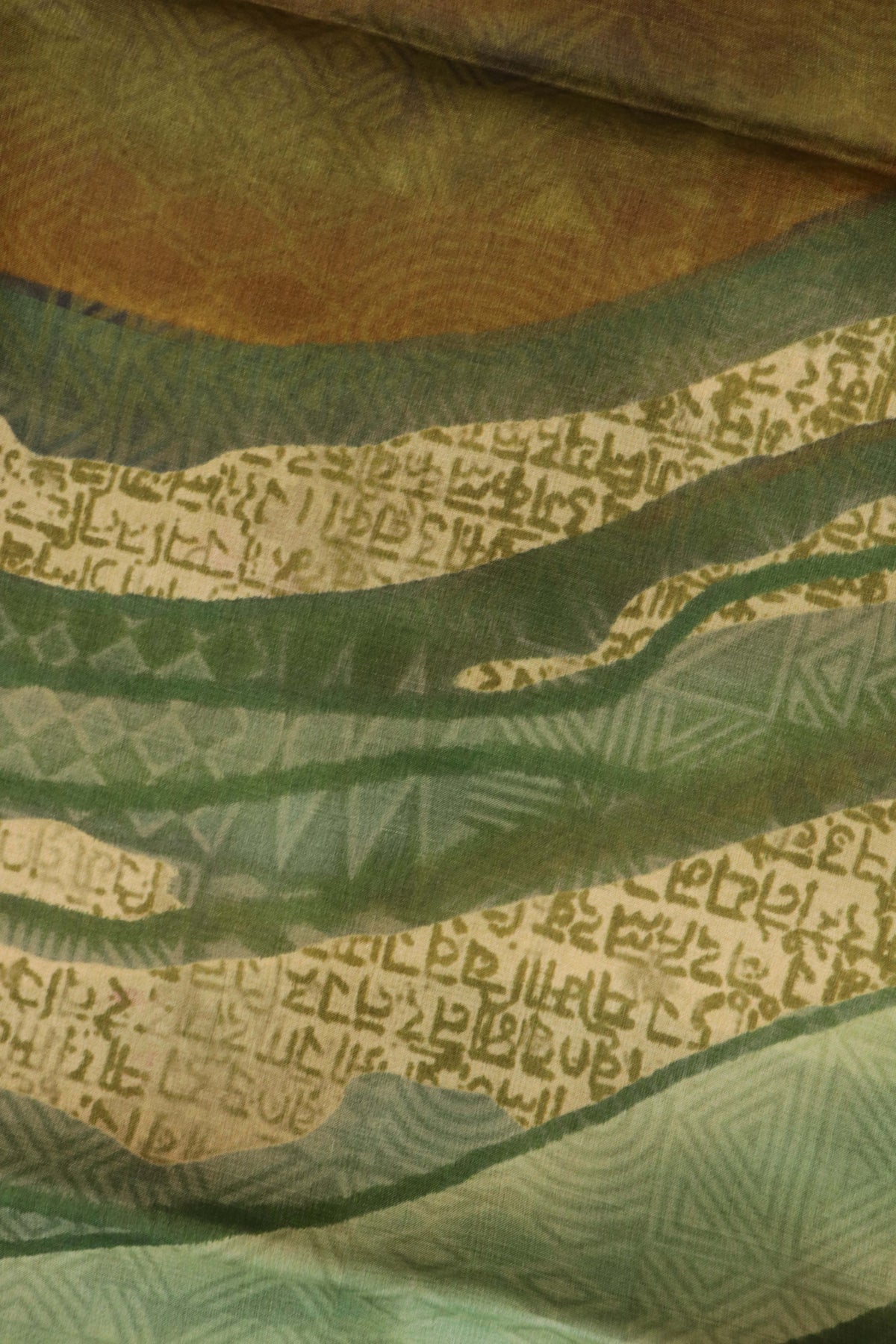 Green Soft Tussar Silk Saree