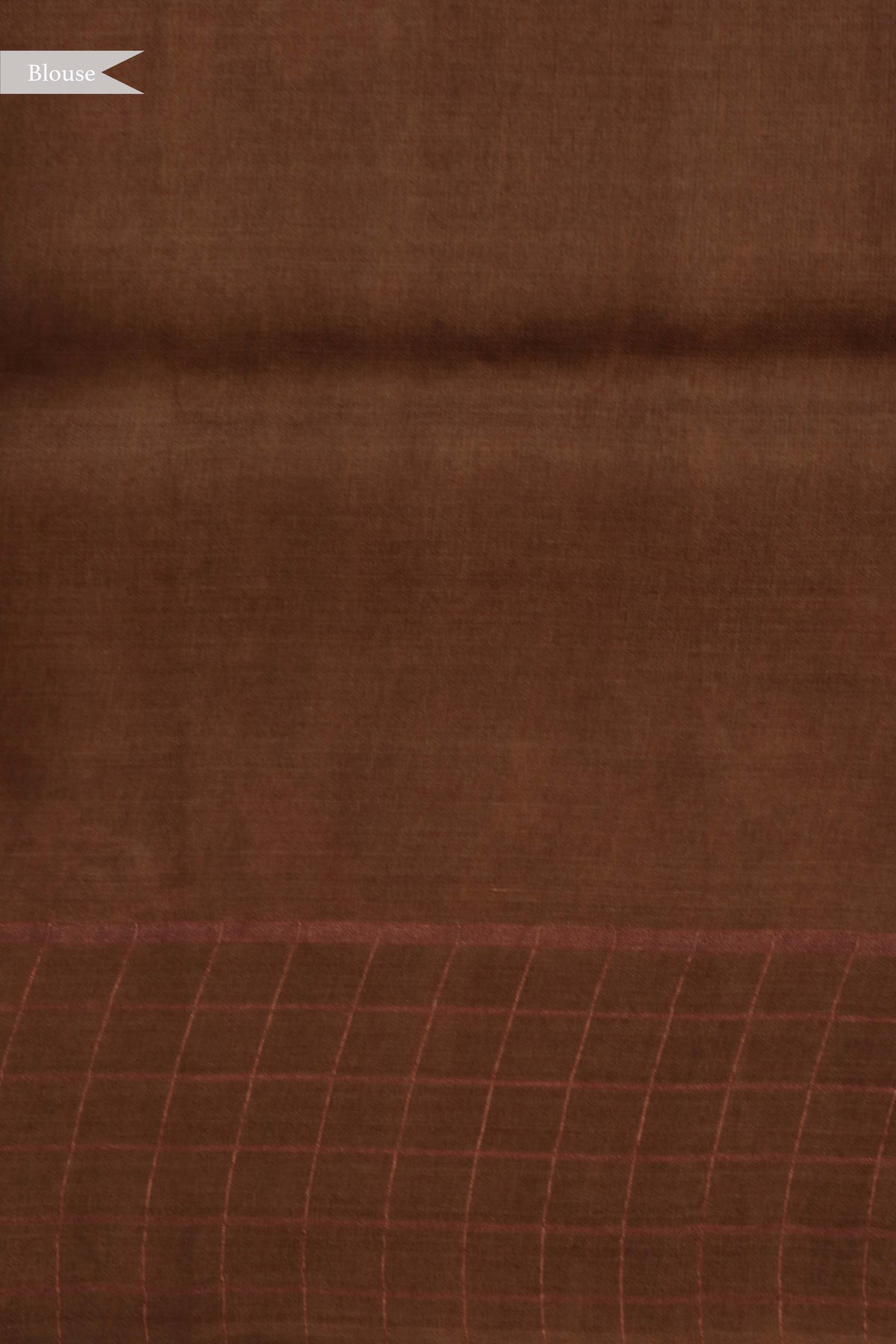 Coffee Brown Tussar Silk Saree - Mokshaa