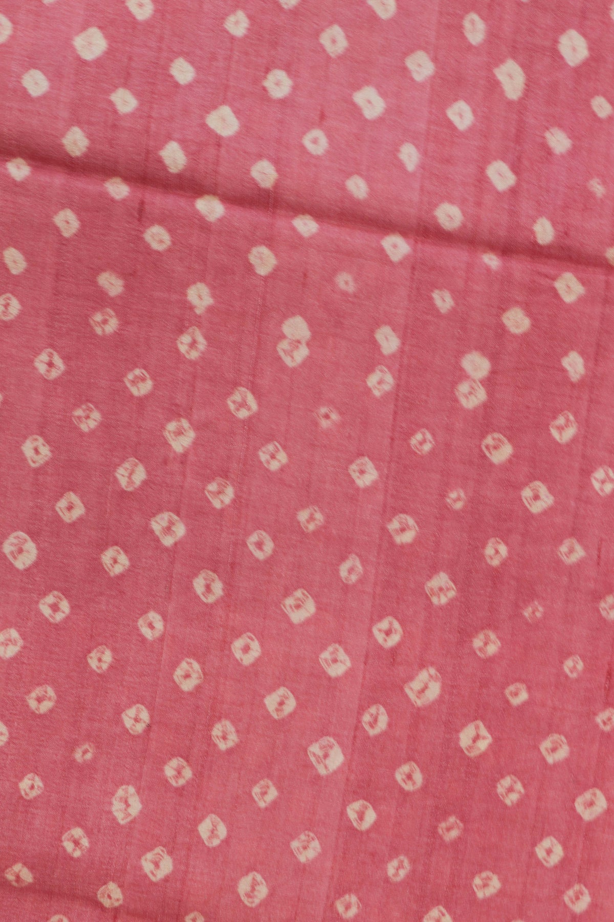Rose Pink Tussar Silk Saree