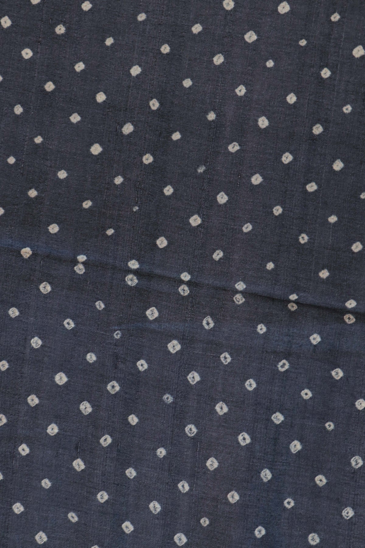 Slate Blue Tussar Silk Saree