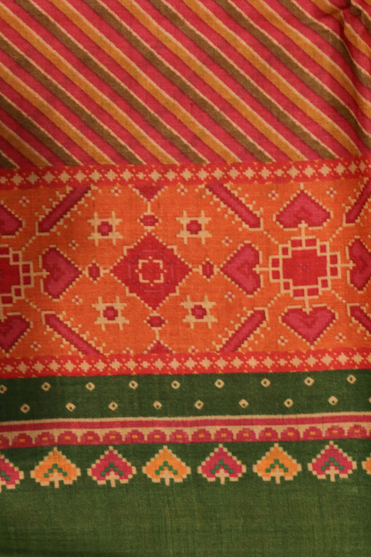 Multicolour Soft Tussar Silk Saree
