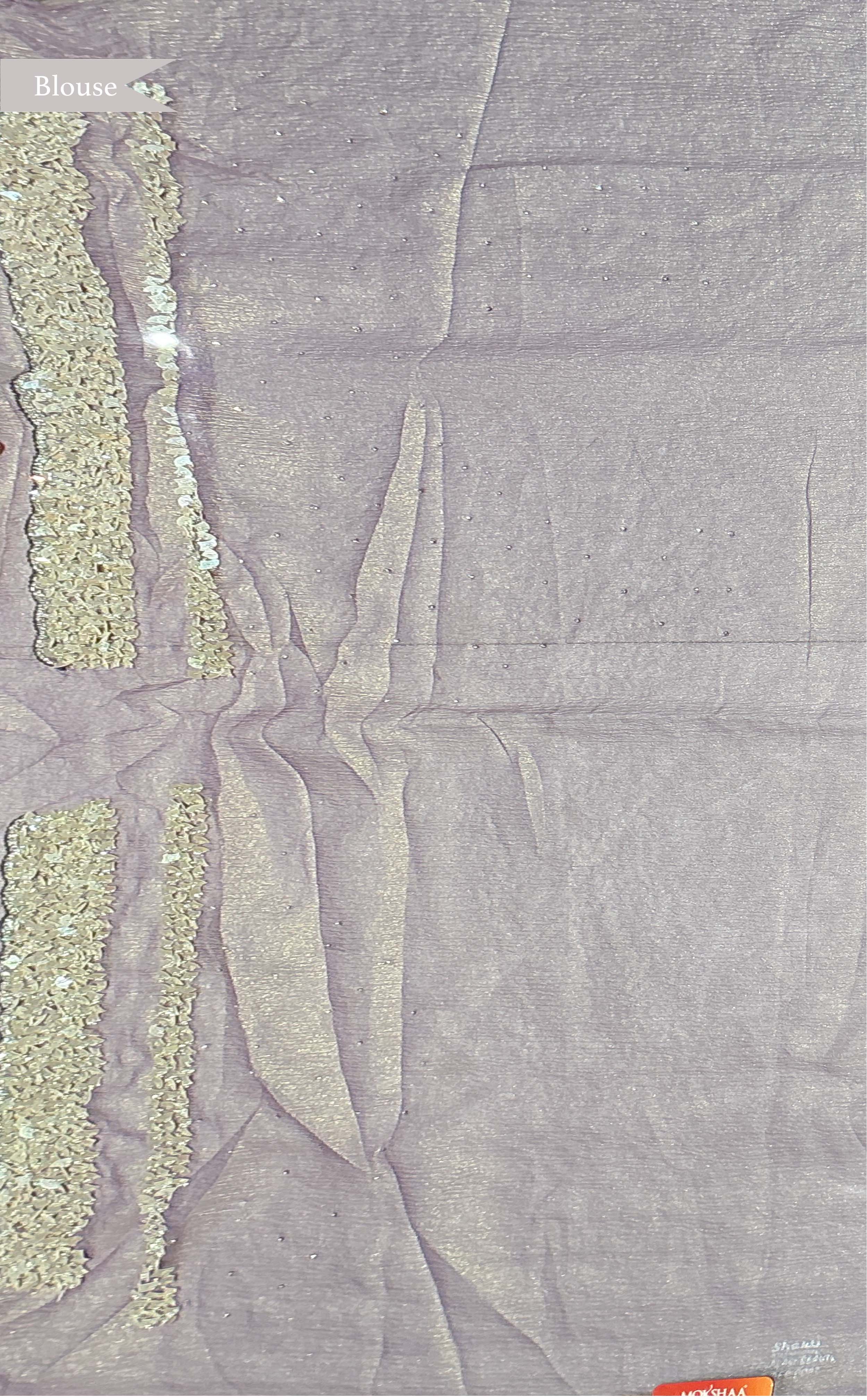 Lavender Crush Tissue Saree