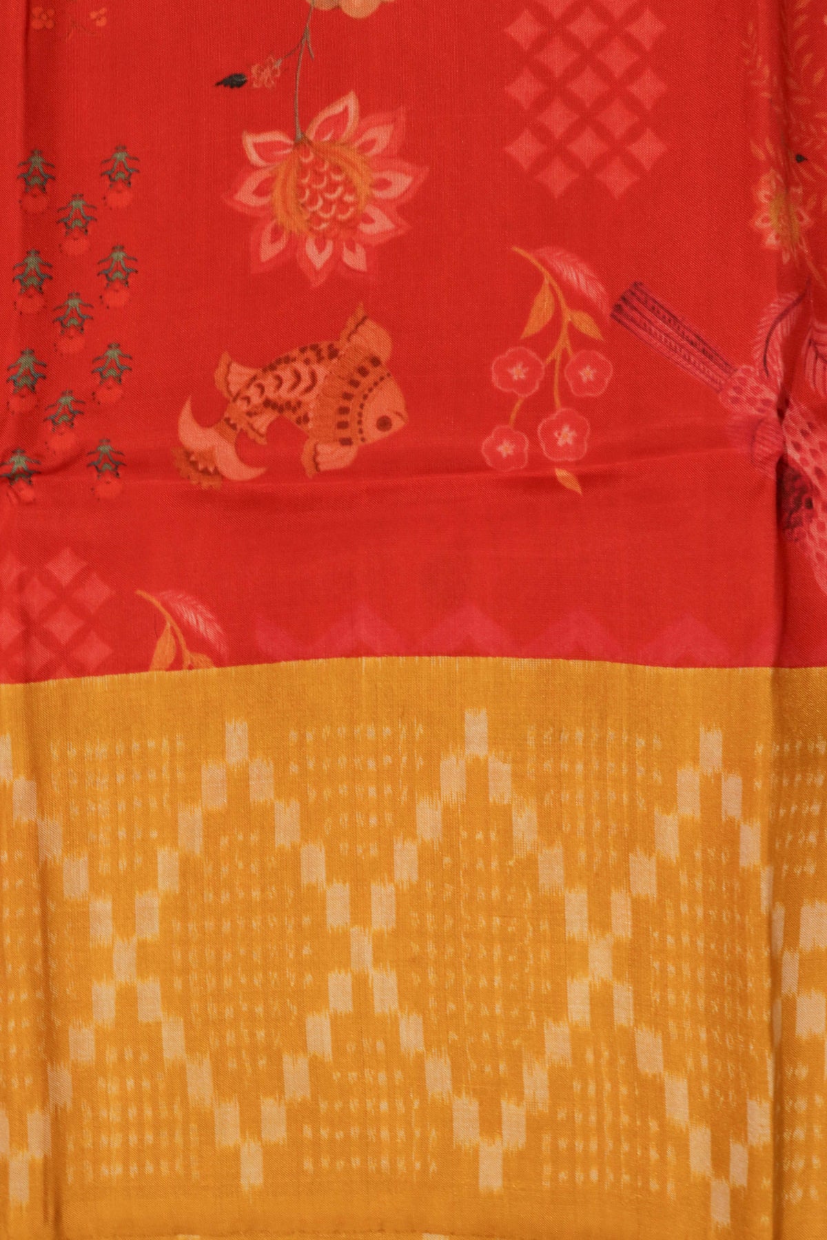 Red Patola Silk Saree