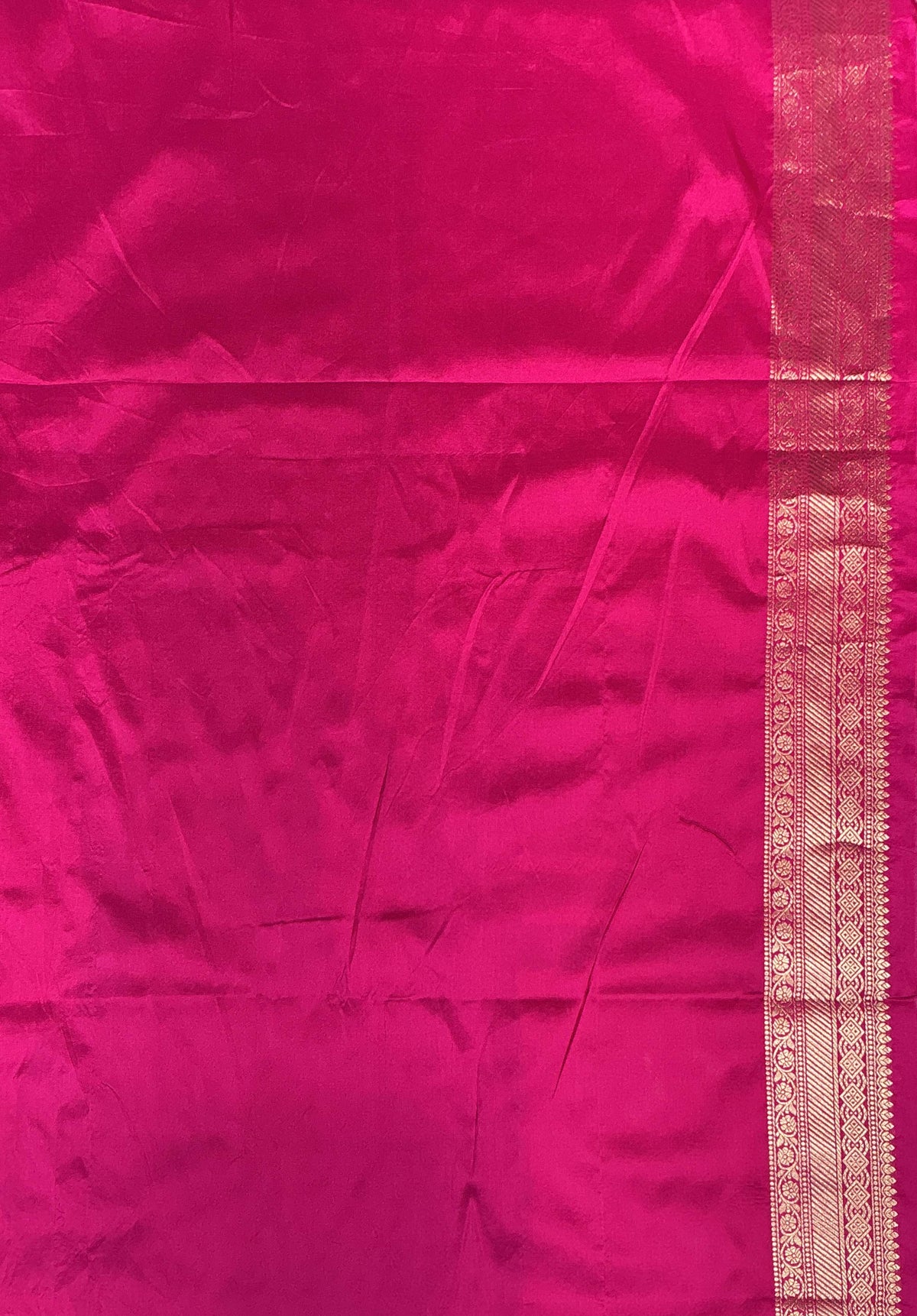 Rani Pink Banarasi Silk Saree