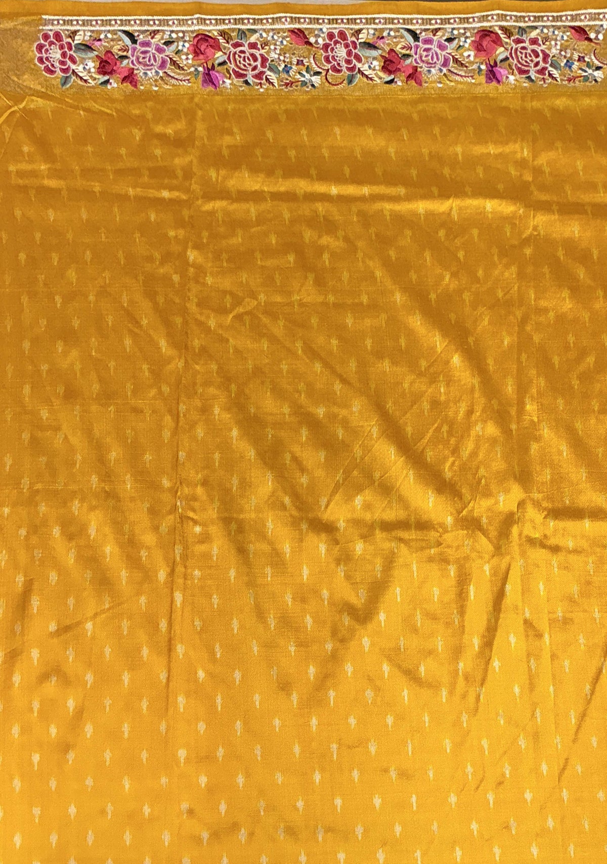 Yellow Patola Silk Saree