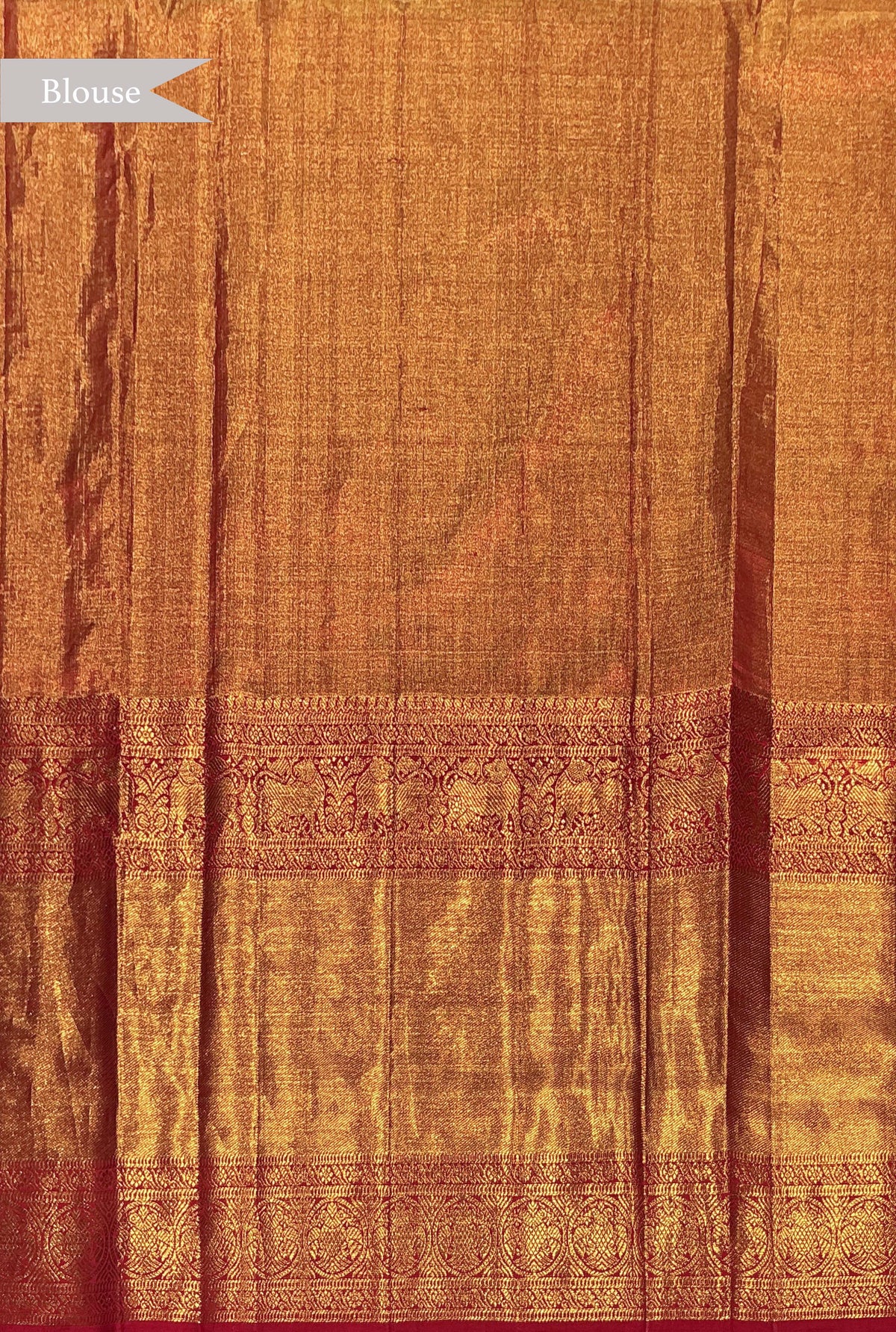 Gold Kanchivaram Tissue Silk Saree
