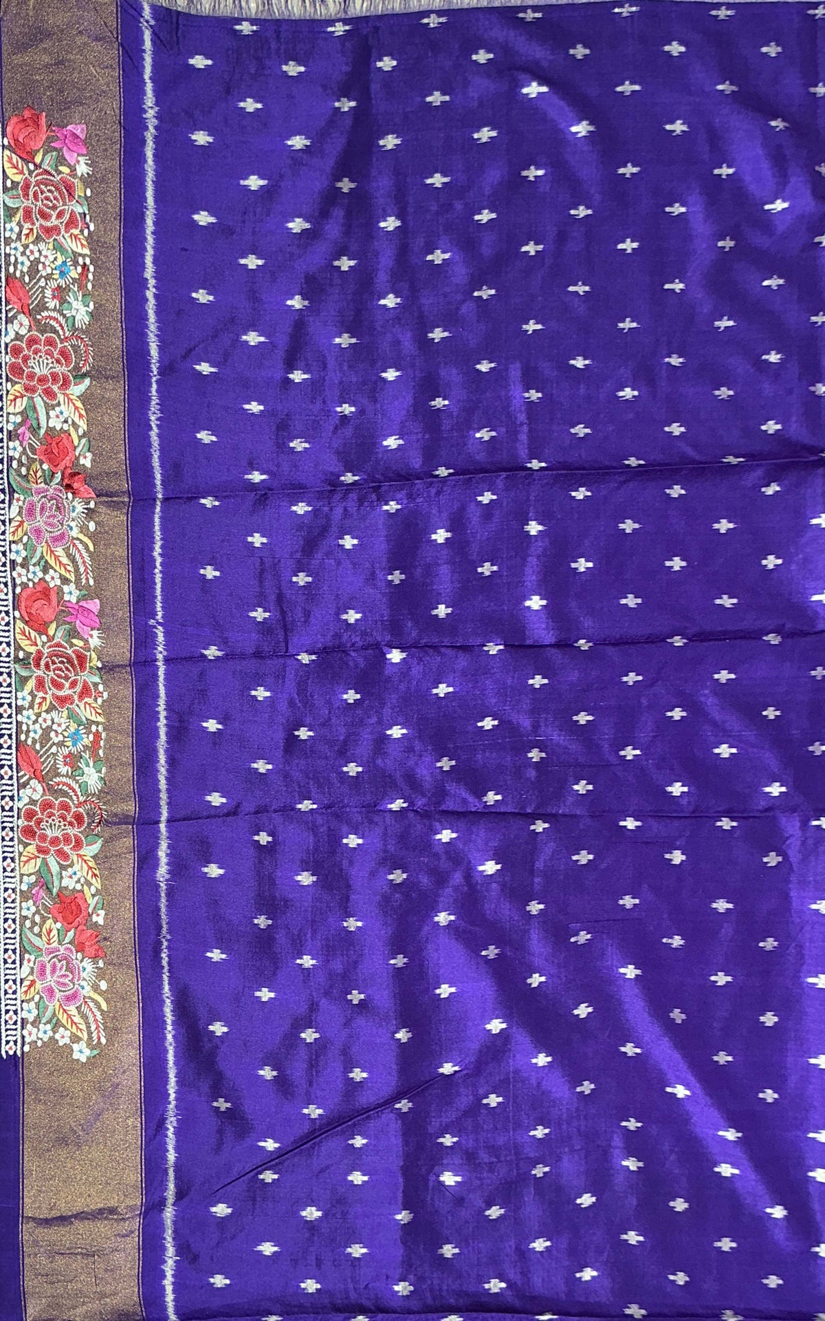Purple Patola Silk Saree