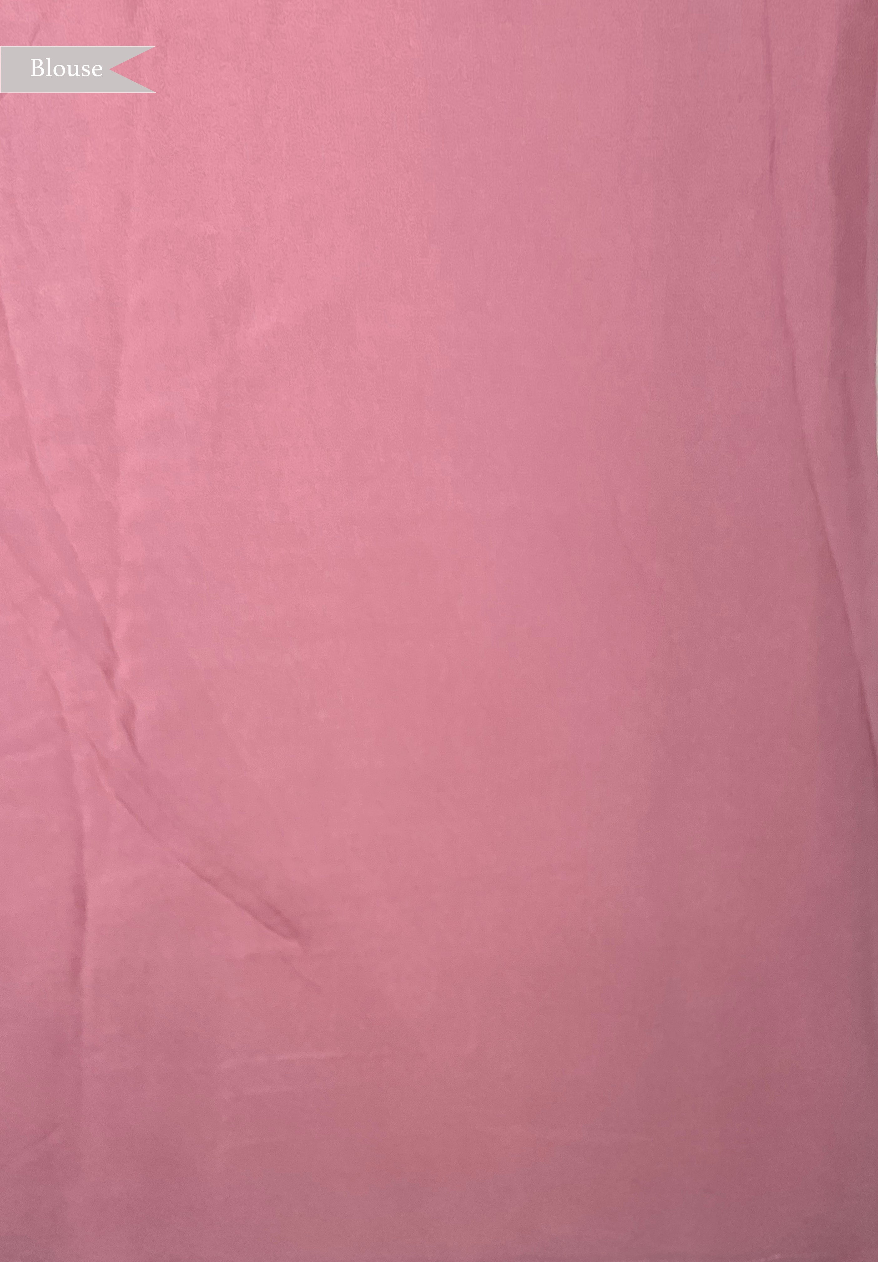 Light Purple Georgette Saree with Sequin and Thread Embroidery Border