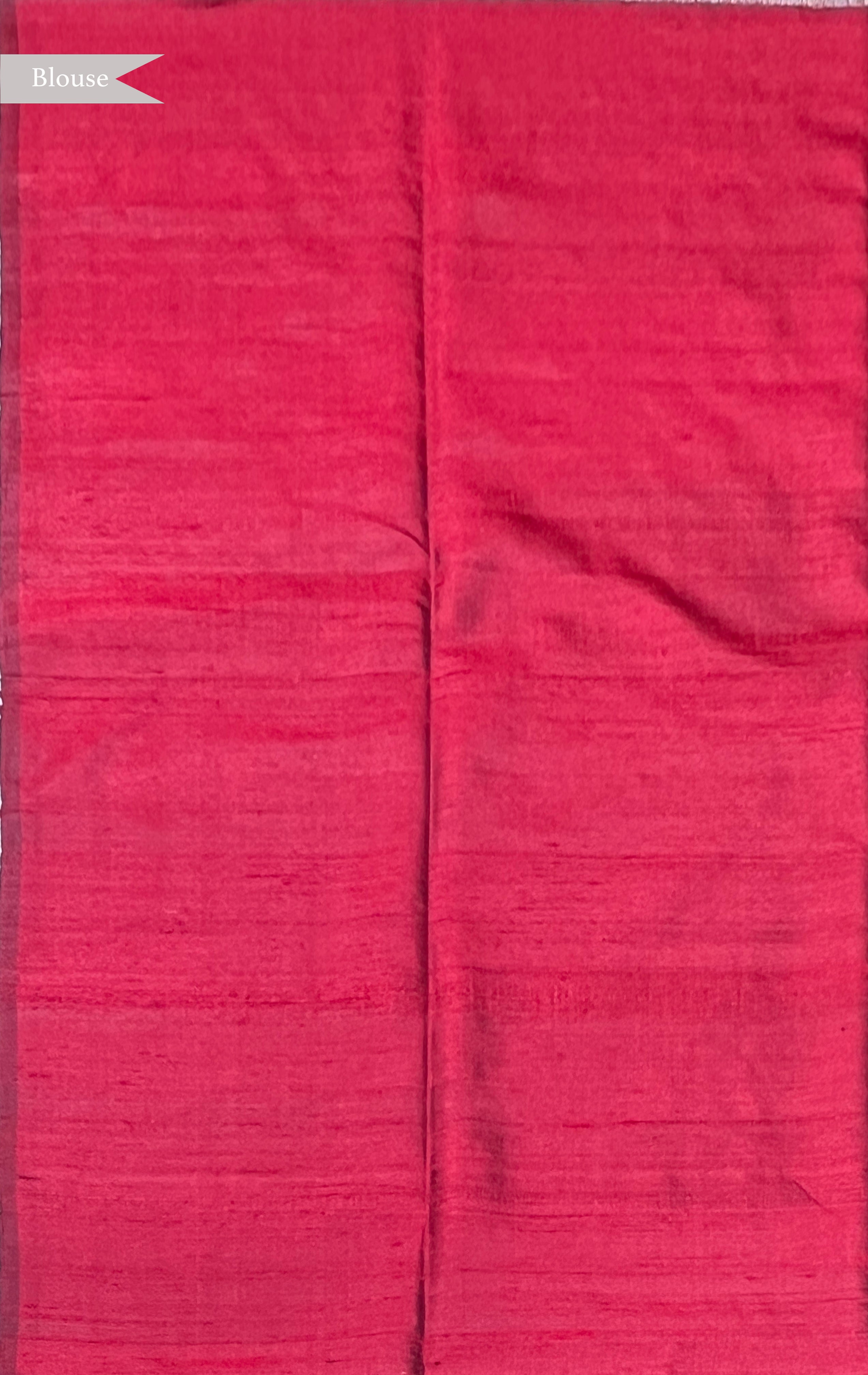 Purple Soft Silk Saree with Geometrical Jaal & Contrast Pallu