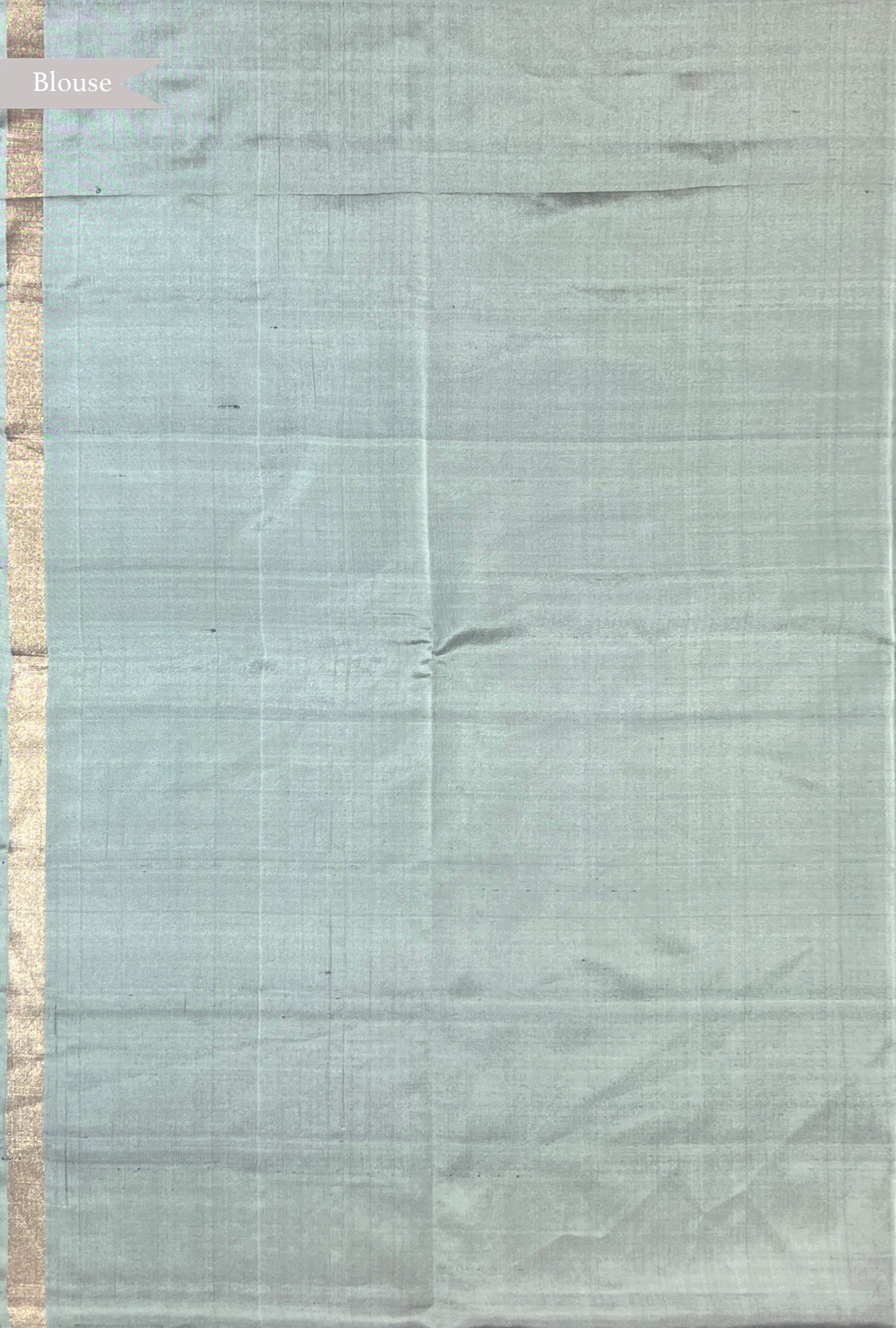 Coral Pink Soft Silk Saree with Geometrical Jaal & Contrast Pallu