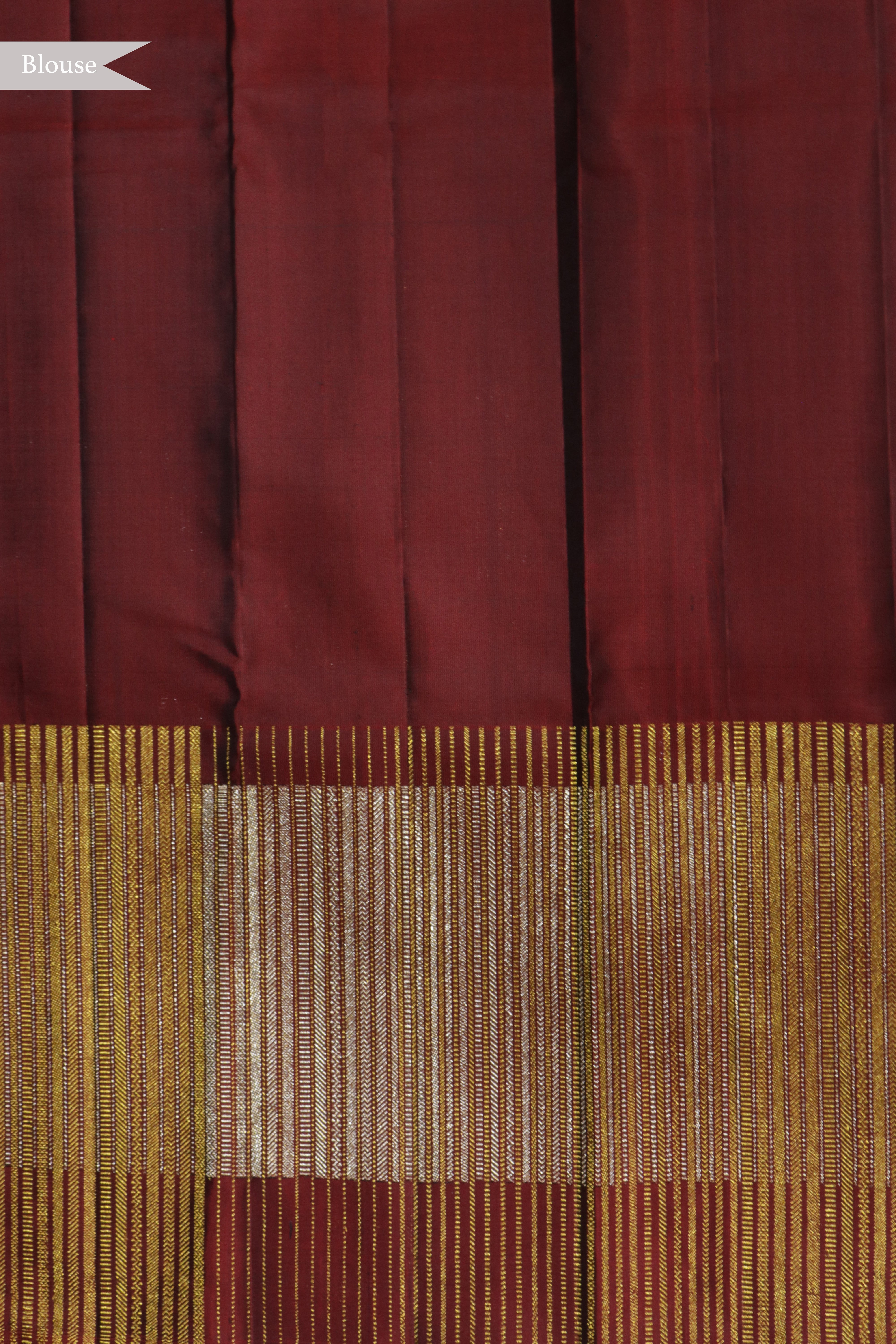 Black Kanchivaram Silk Saree with Fancy Motifs and Contrast Zari Border