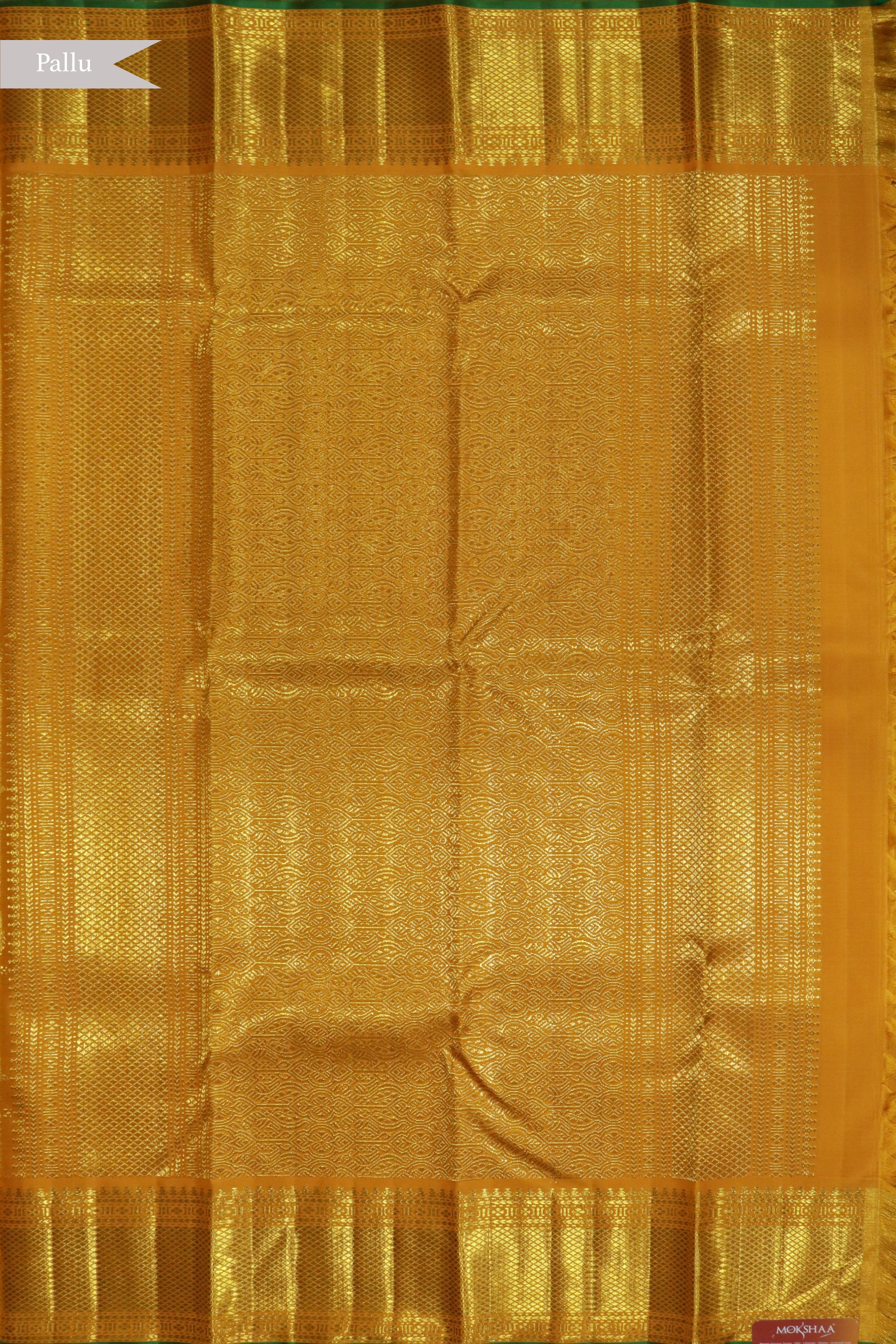 Yellow Kanchivaram Silk Saree
