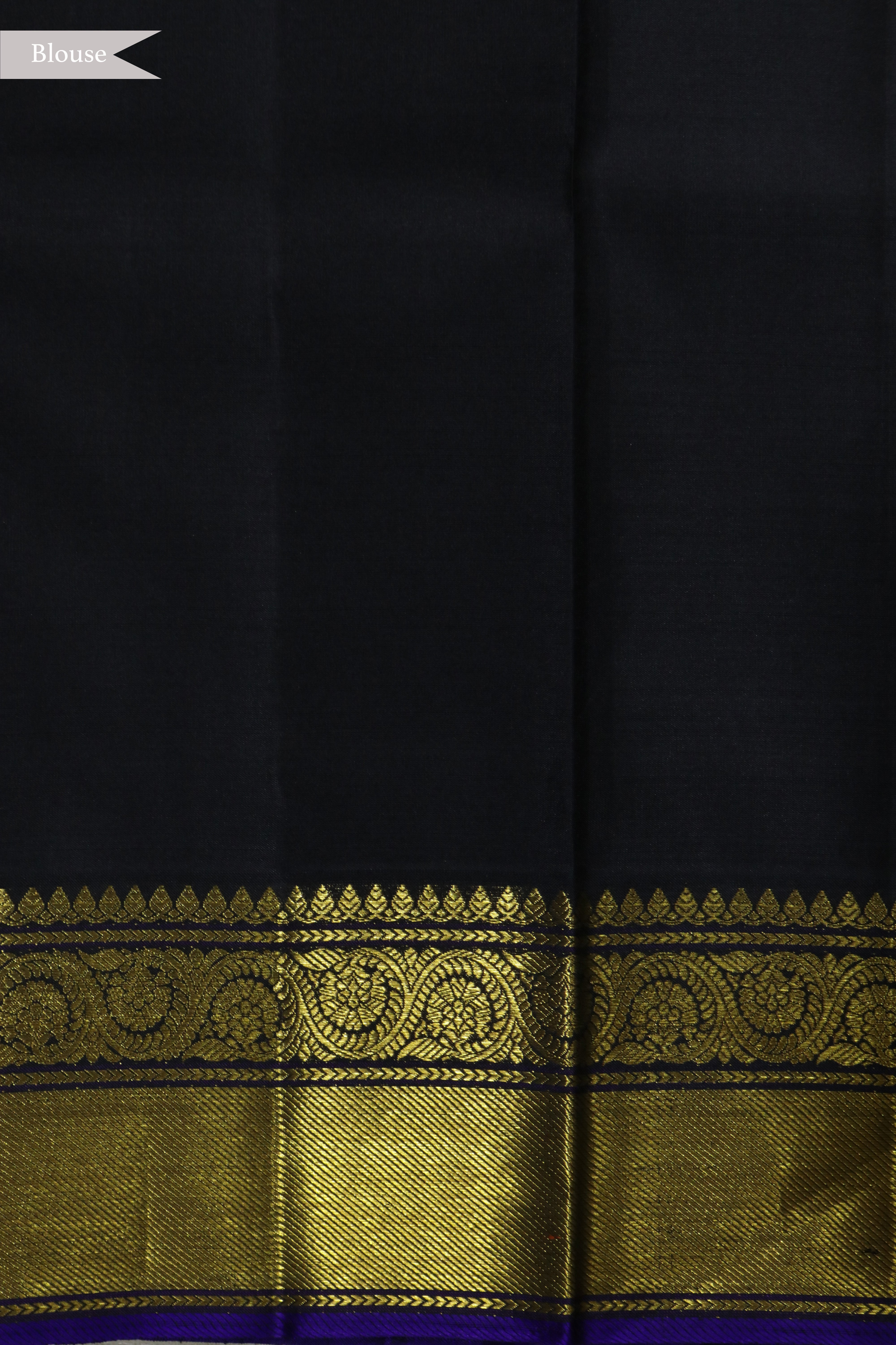Beige Kanchivaram Silk Saree with Meenakari Motifs and Rich Zari Contrast Border