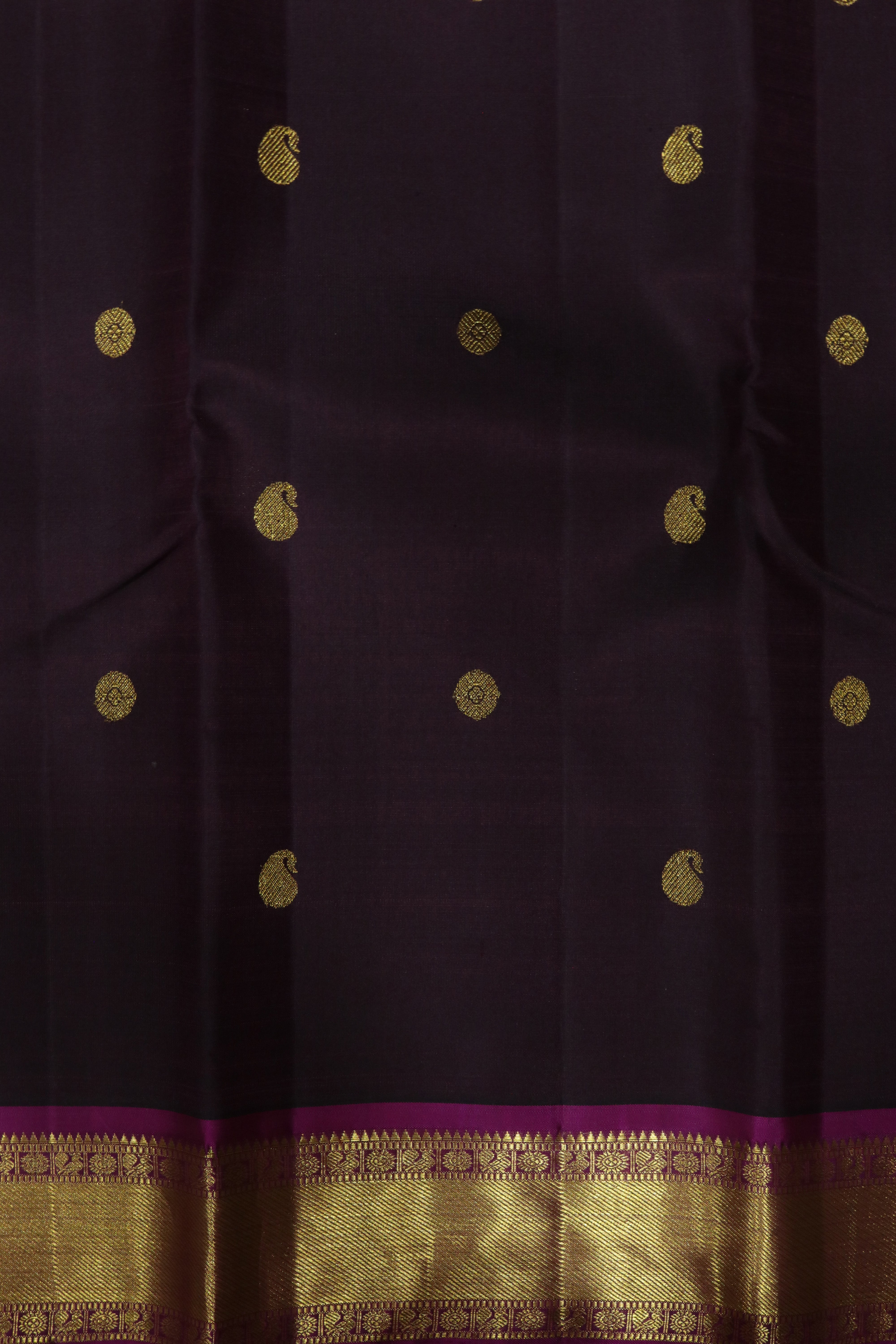 Maroon Kanchivaram Silk Saree