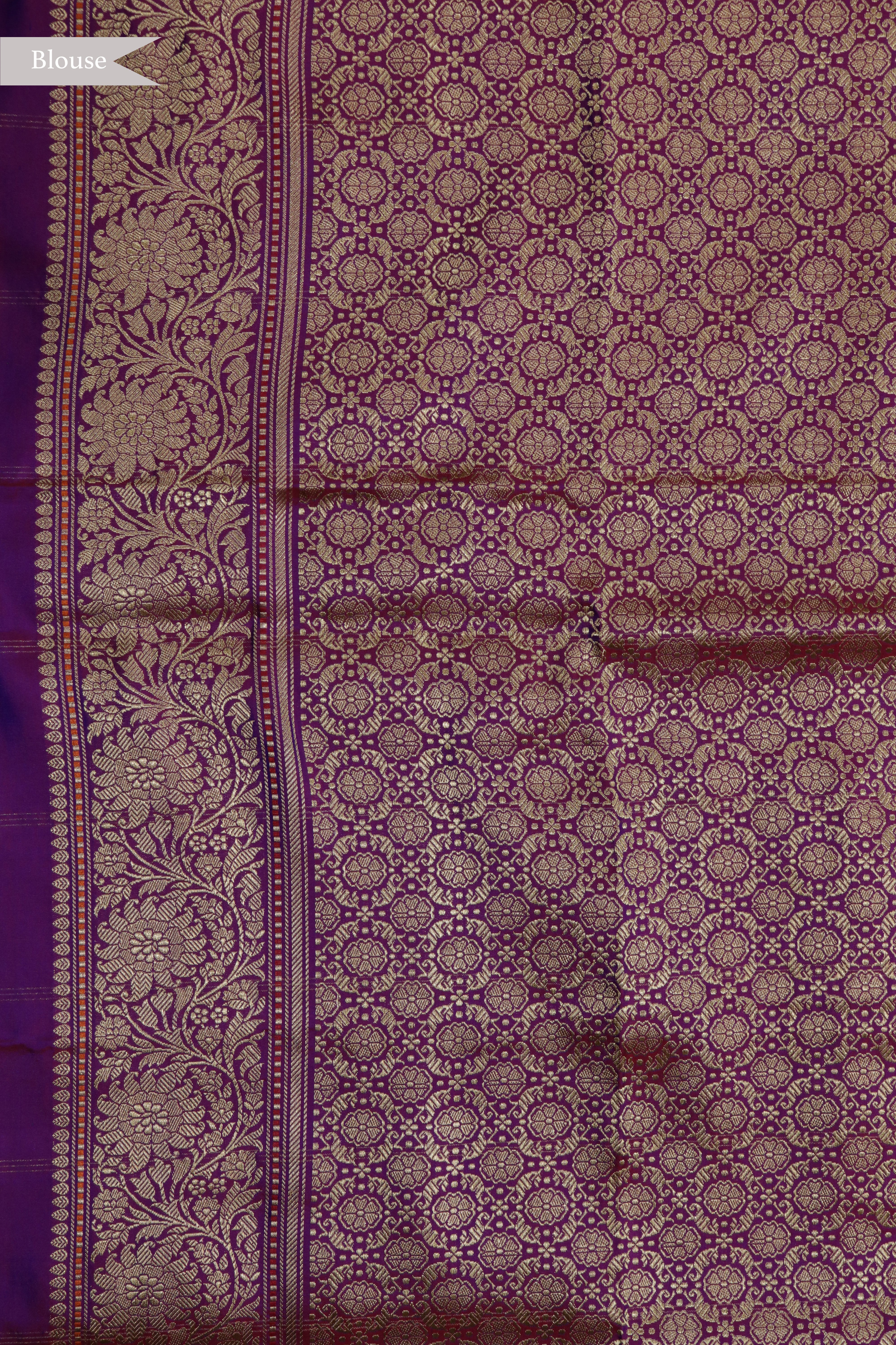 Royal Blue Banarasi Silk Saree