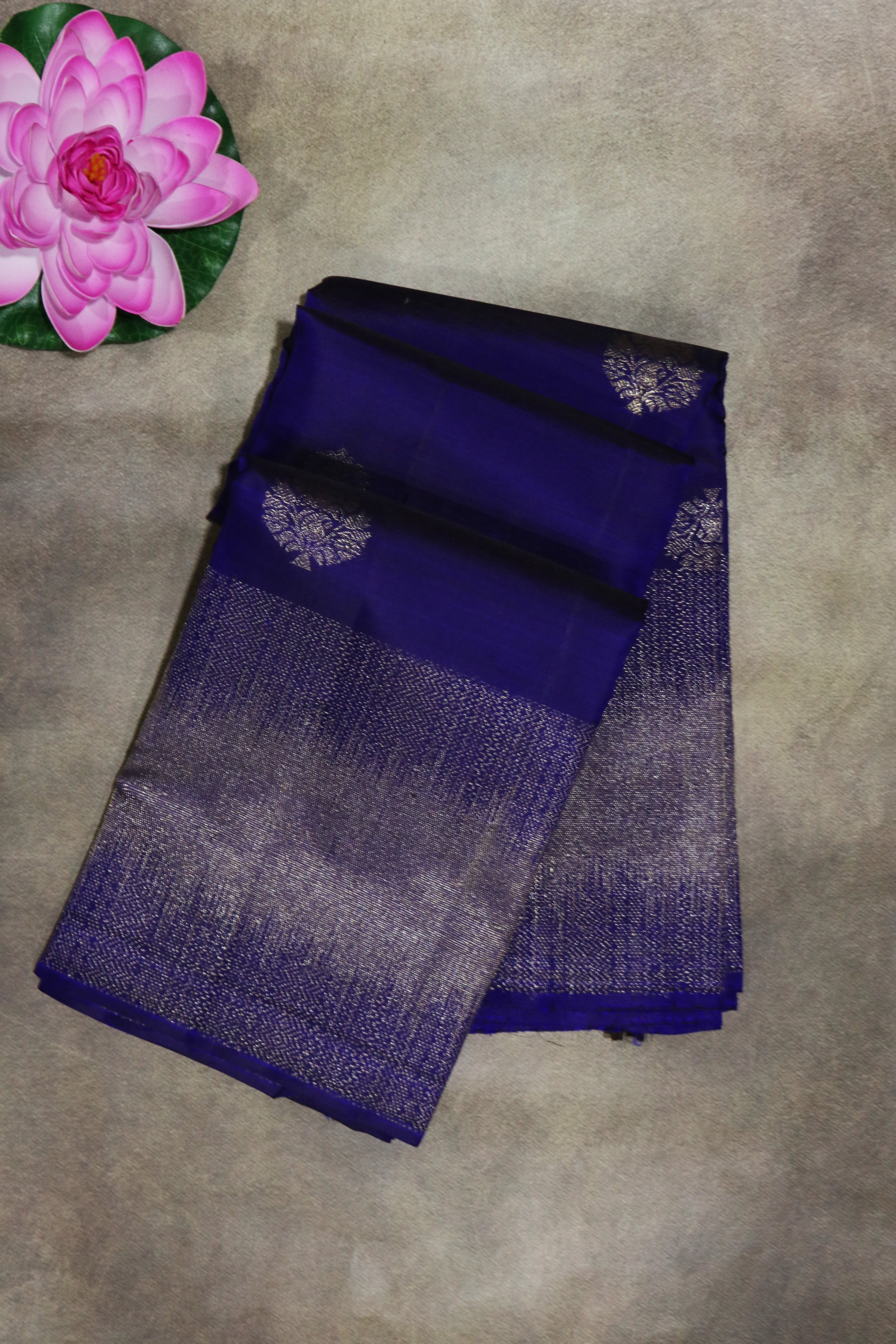 Royal Blue Kanchivaram Silk Saree