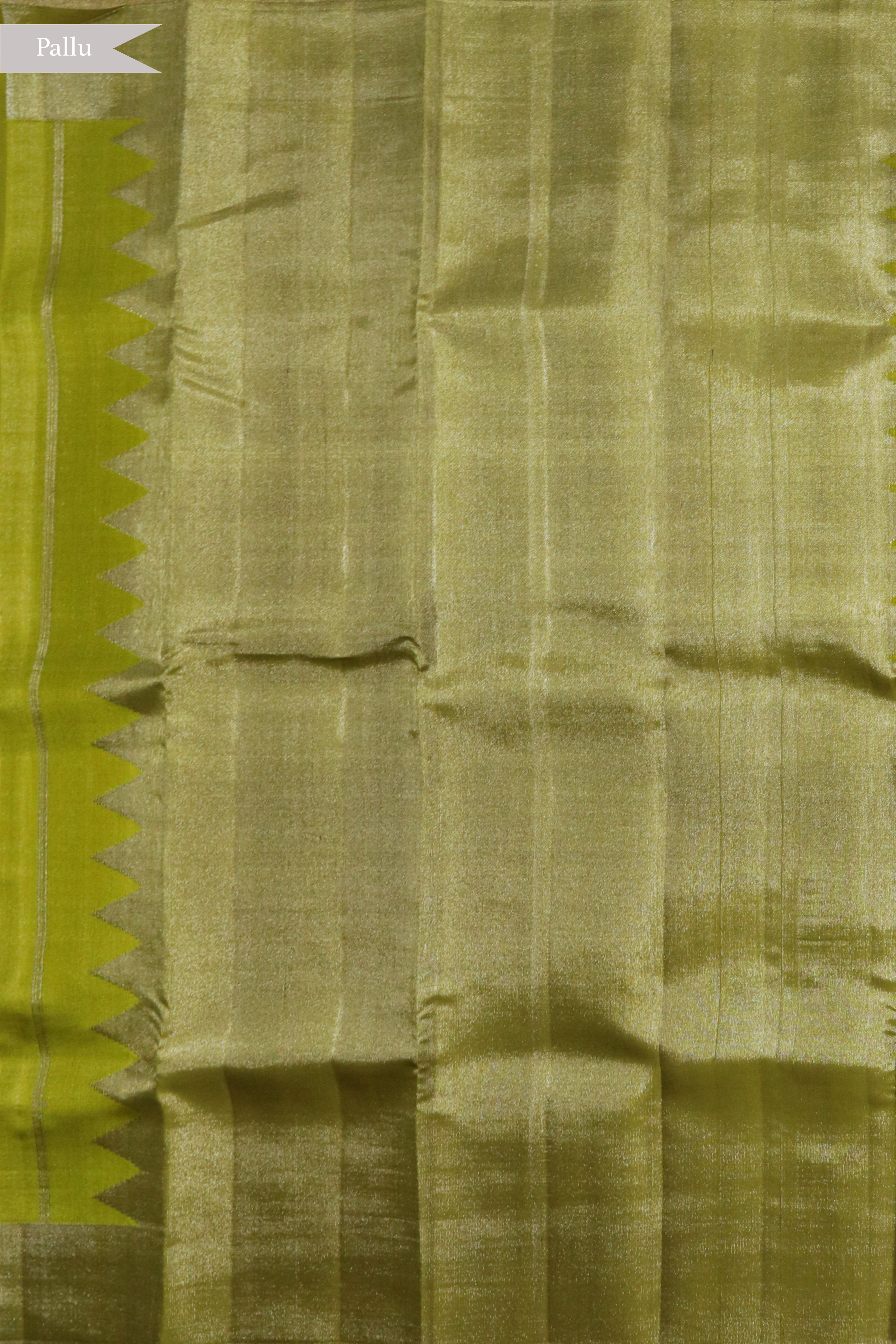Mustard Geometric Kanchivaram Silk Saree