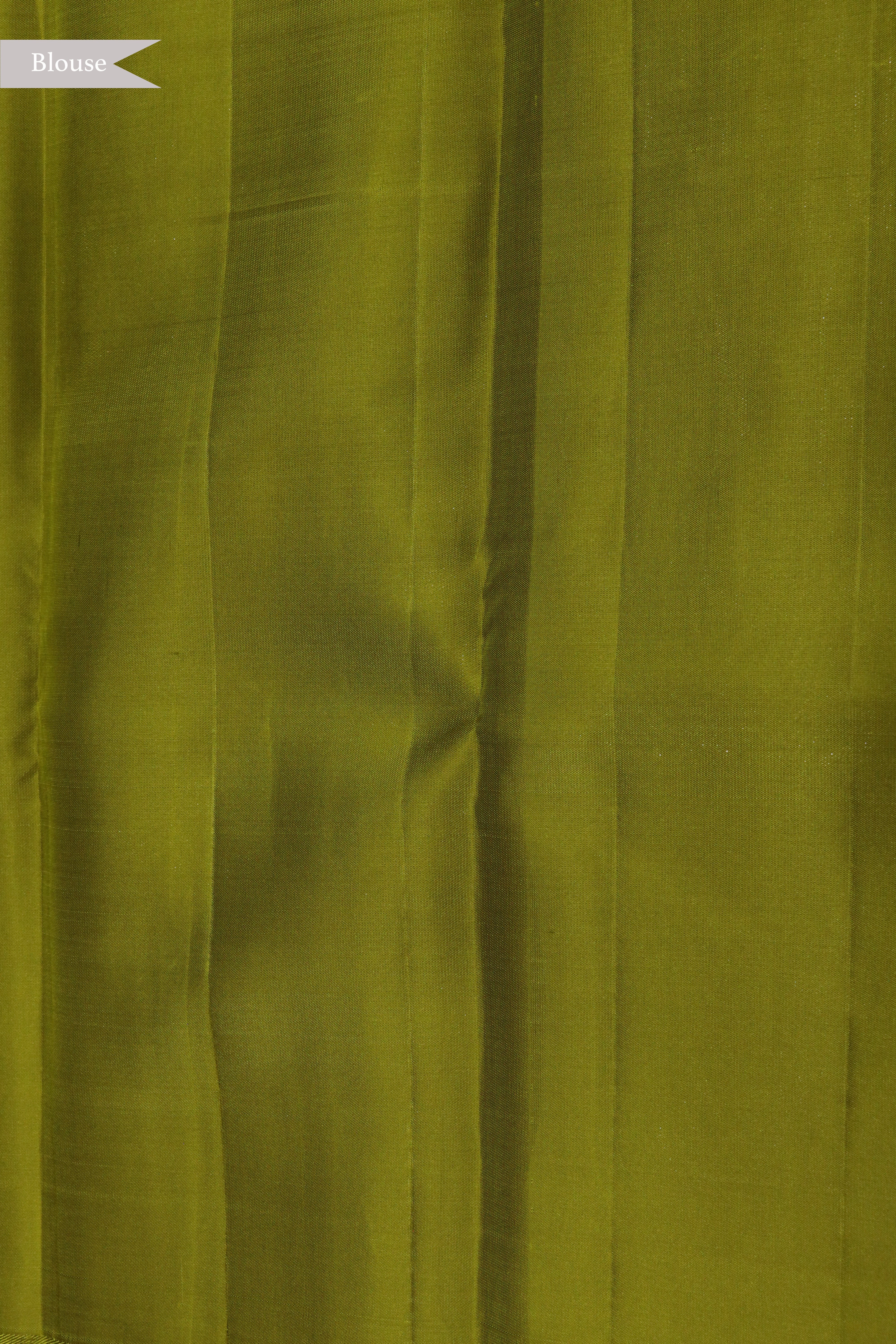 Mustard Geometric Kanchivaram Silk Saree