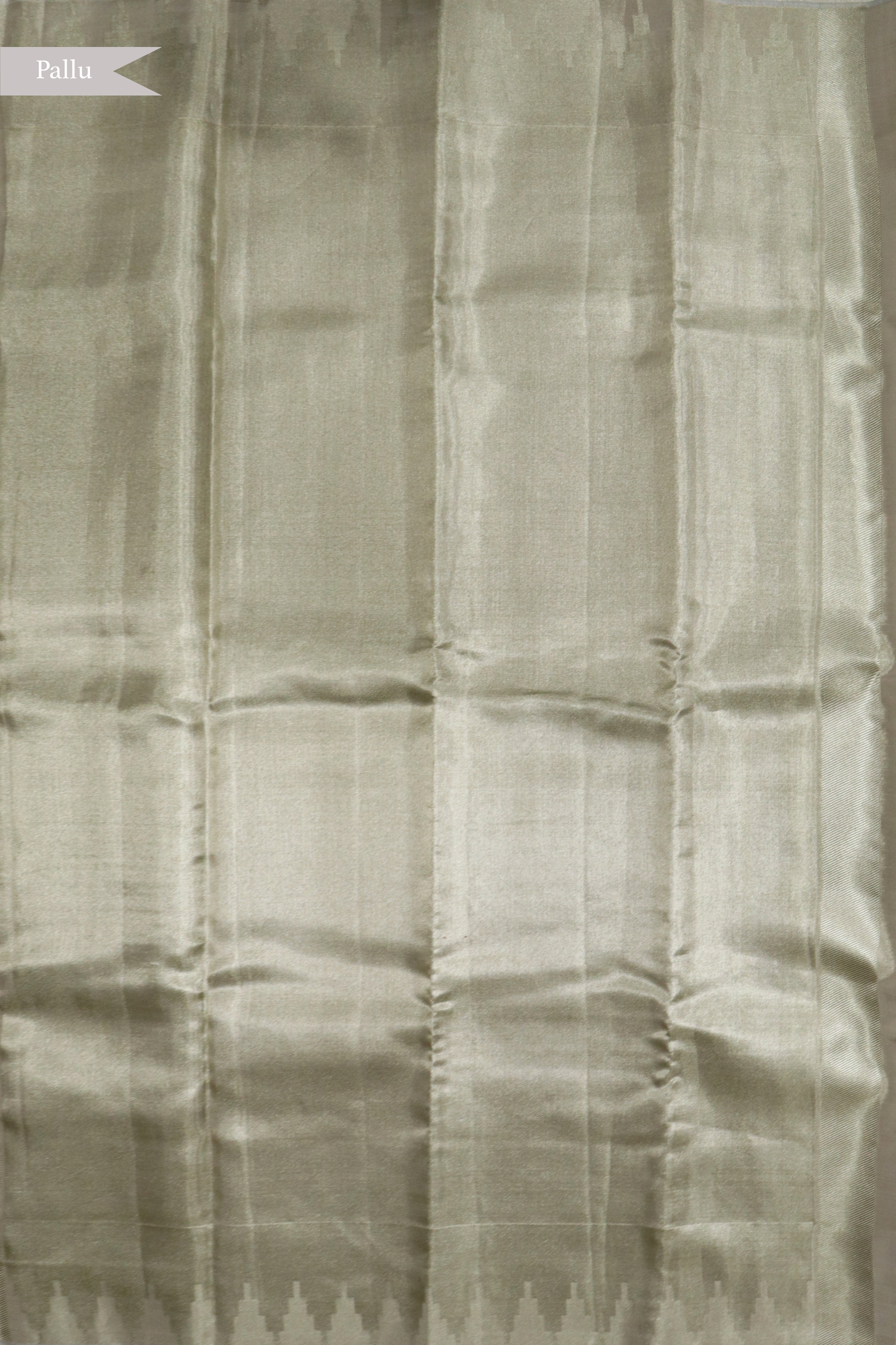 Silver Kanchivaram Tissue  Silk Saree