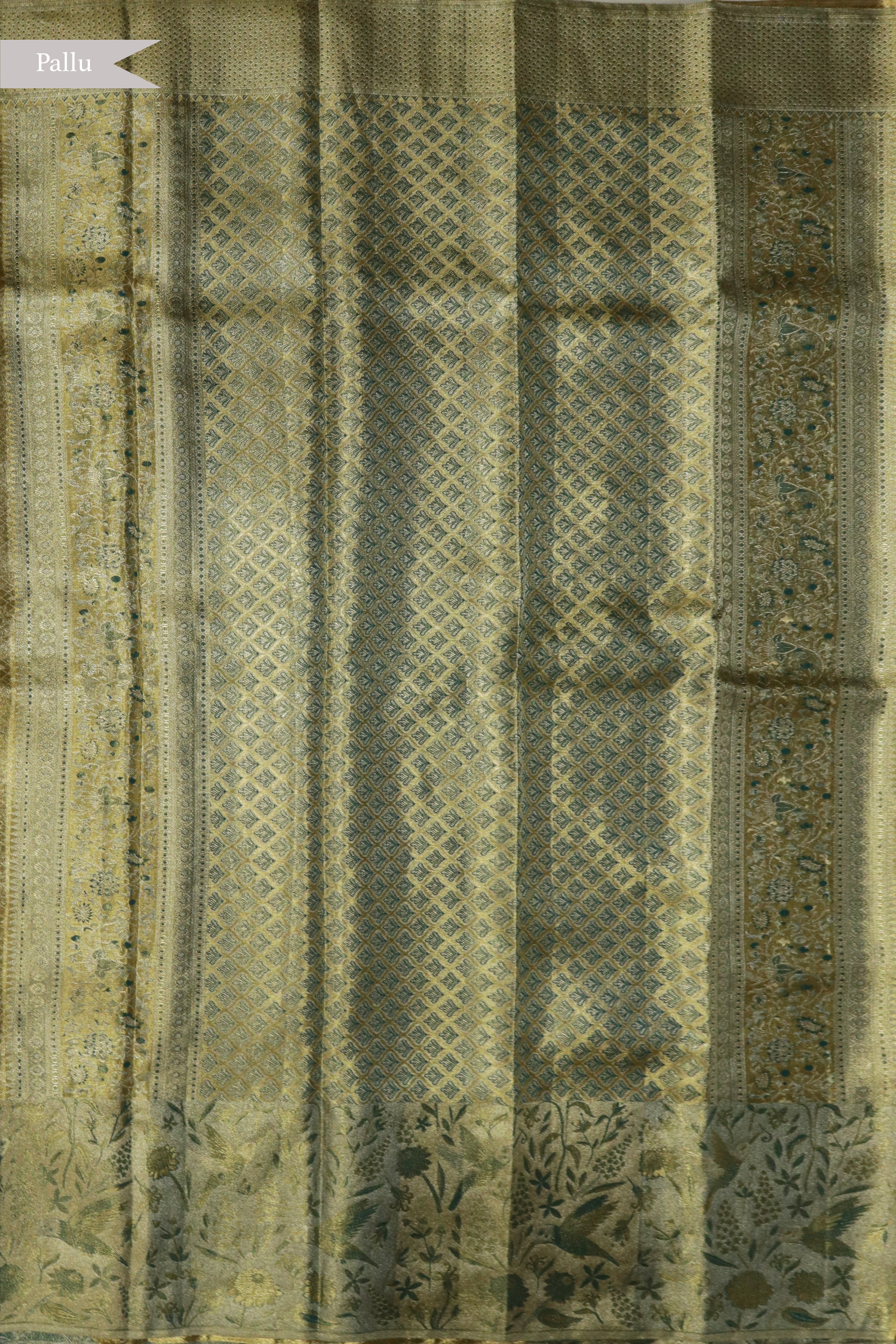 Gold Tissue Kanchivaram Silk Saree