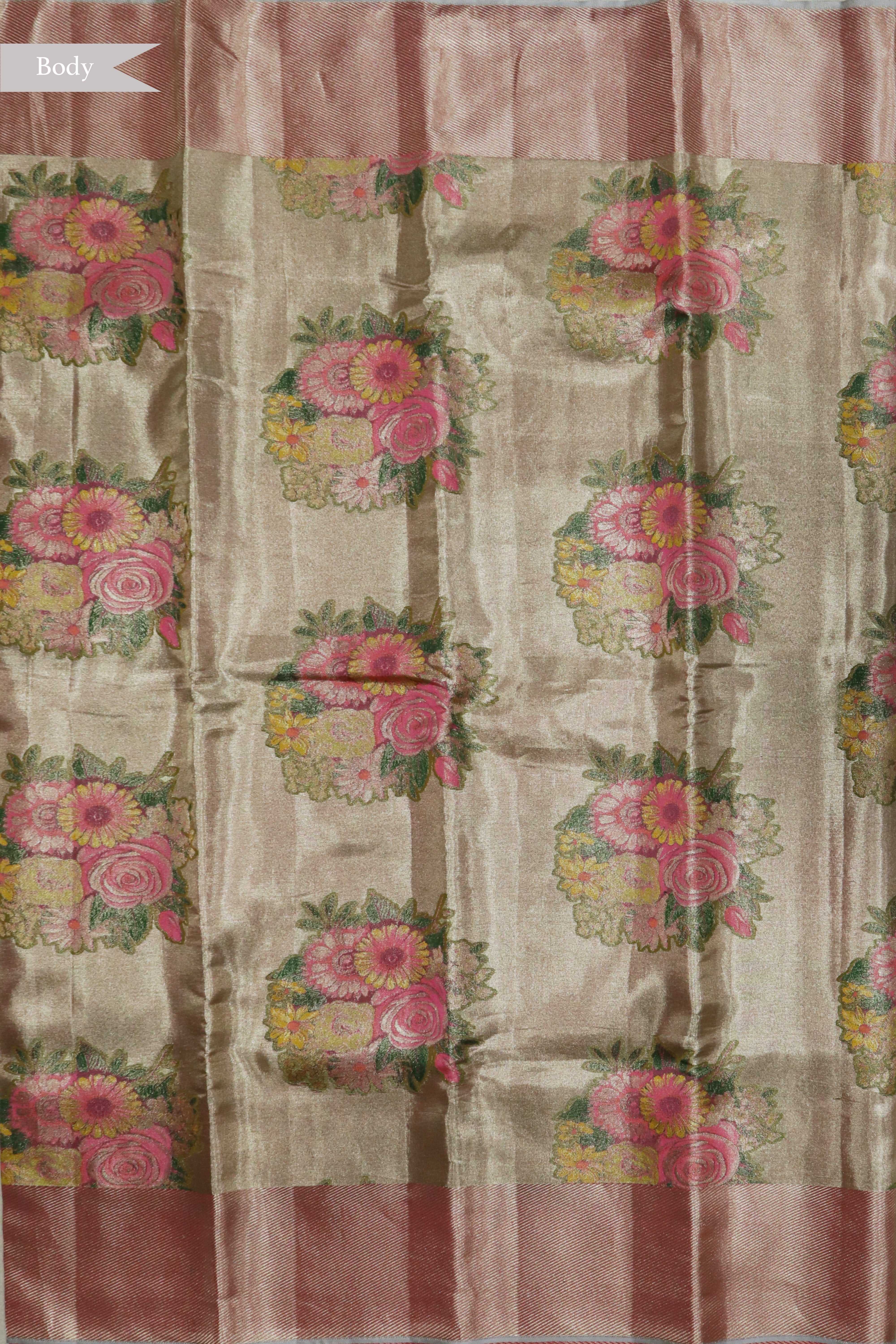 Silver Kanchivaram Tissue  Silk Saree