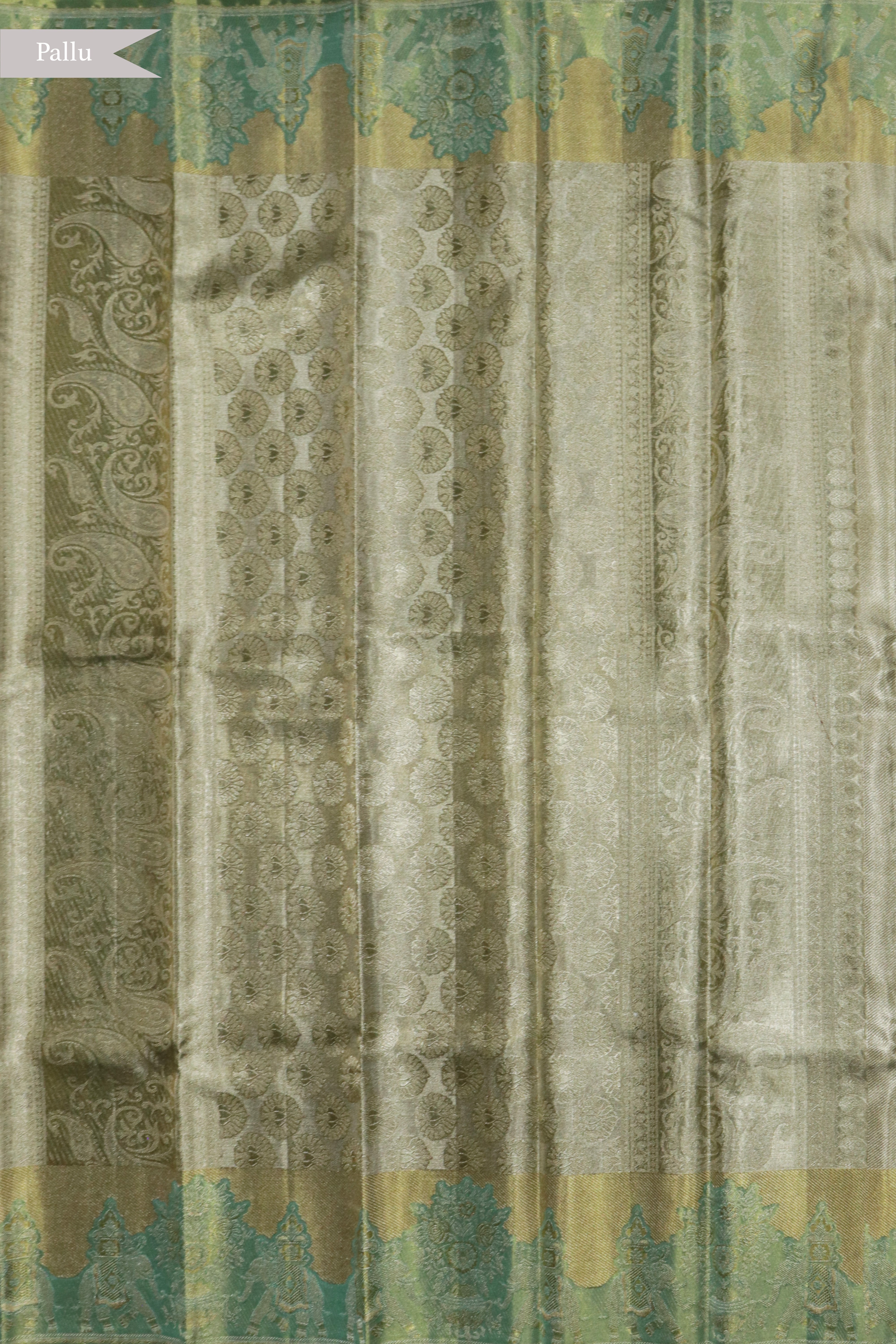 Silver Tissue Kanchivaram Silk Saree