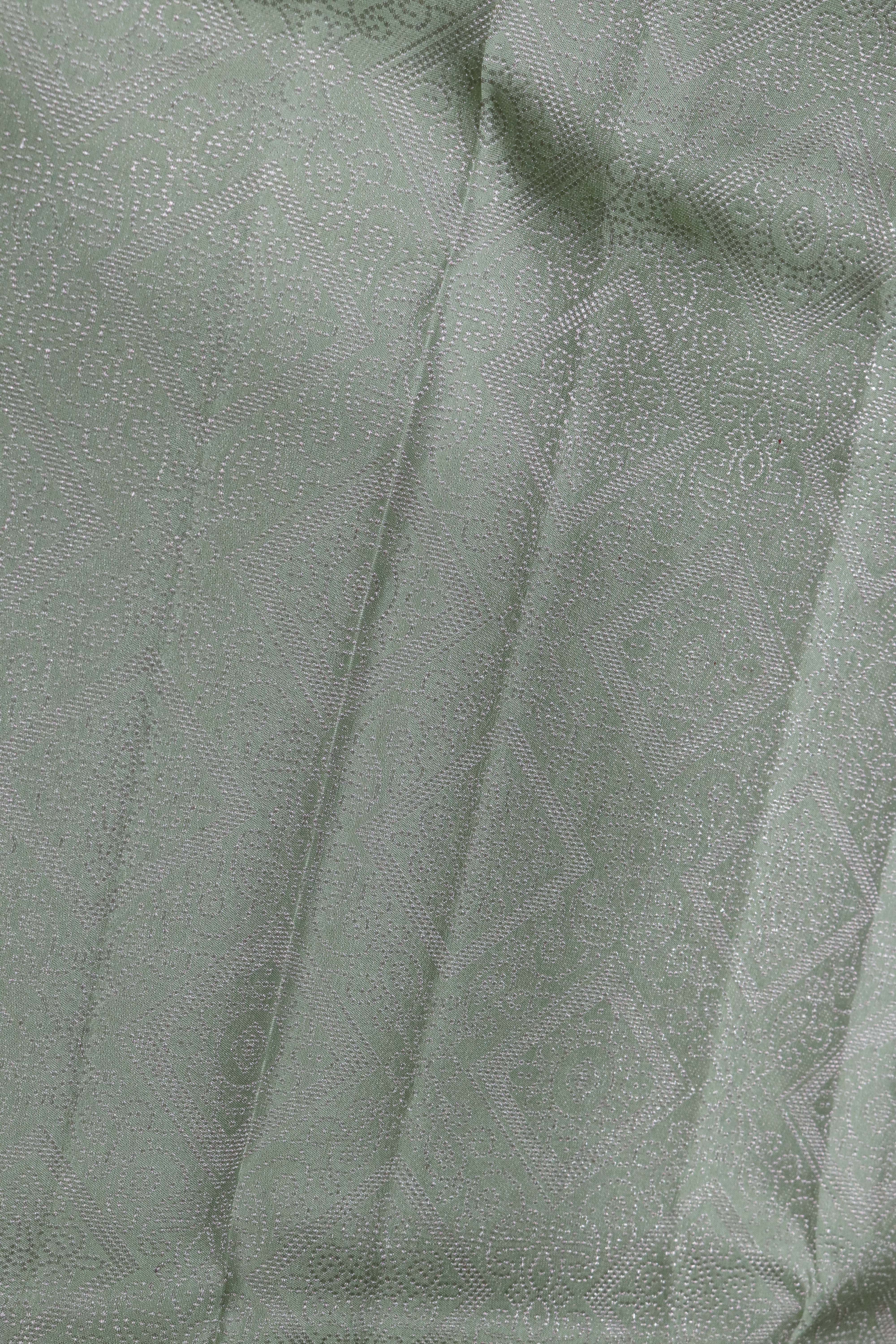 Sea Green Kanchivaram Silk Saree