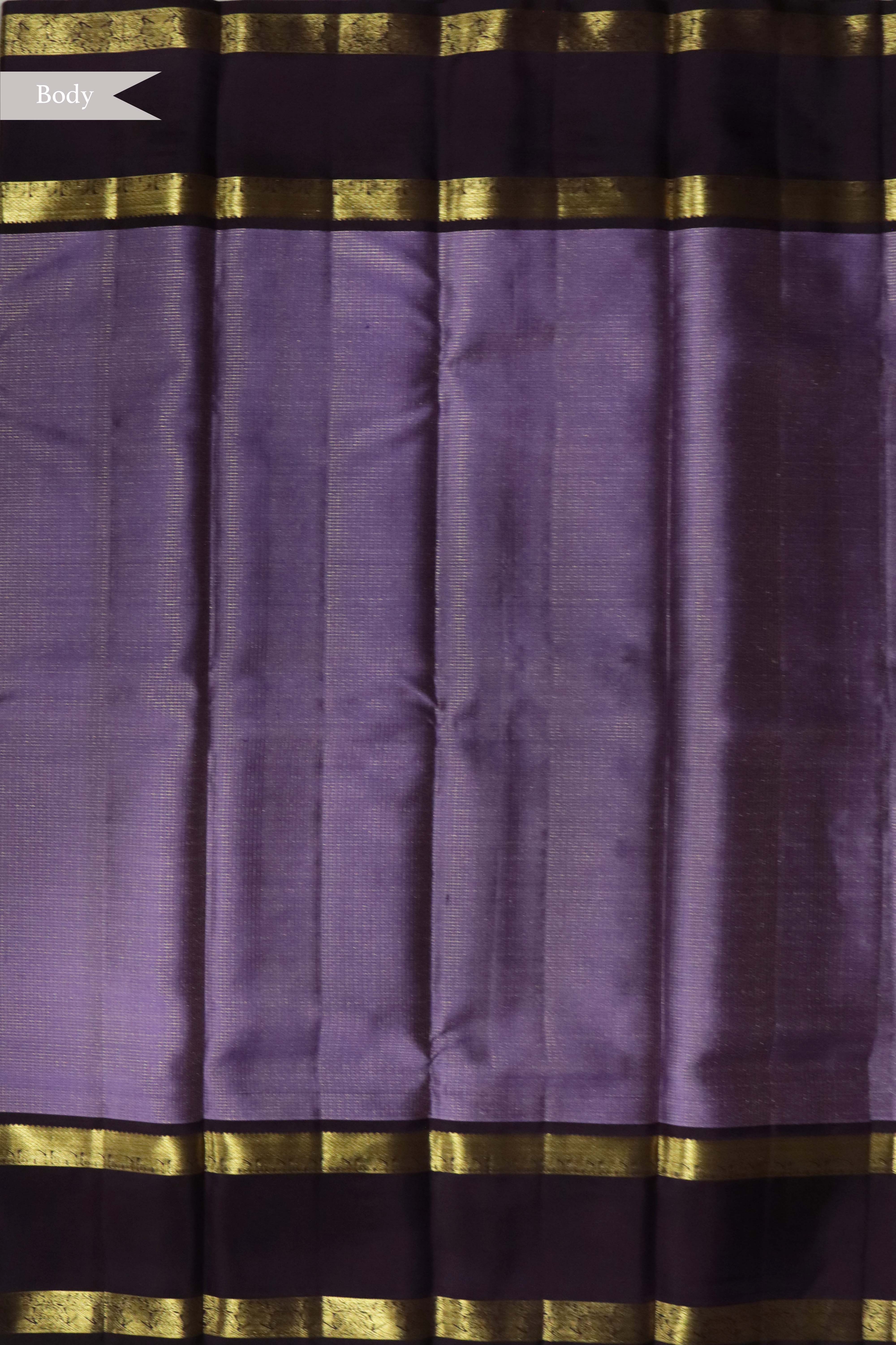Lavender Kanchivaram Silk Saree