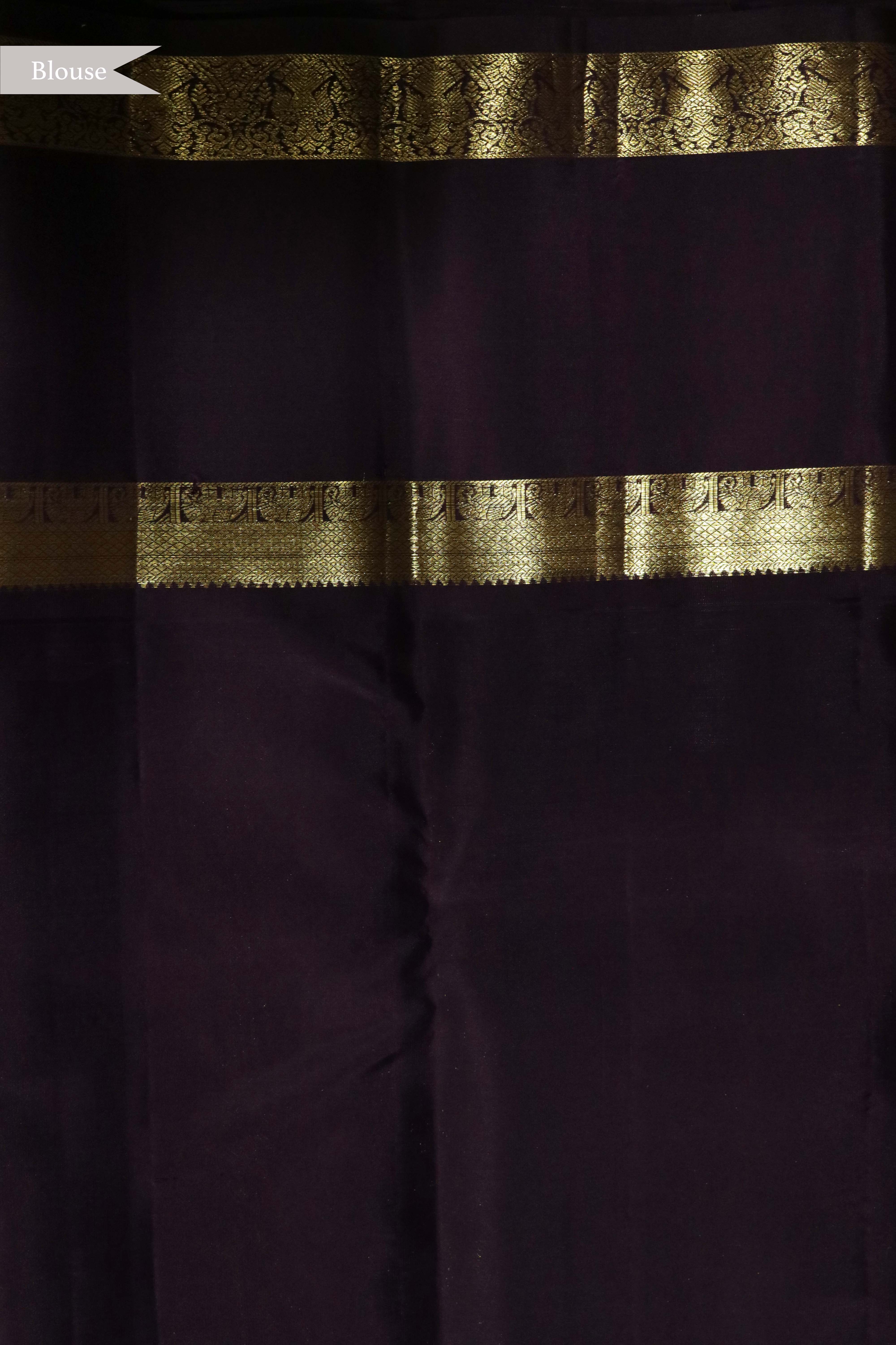 Lavender Kanchivaram Silk Saree