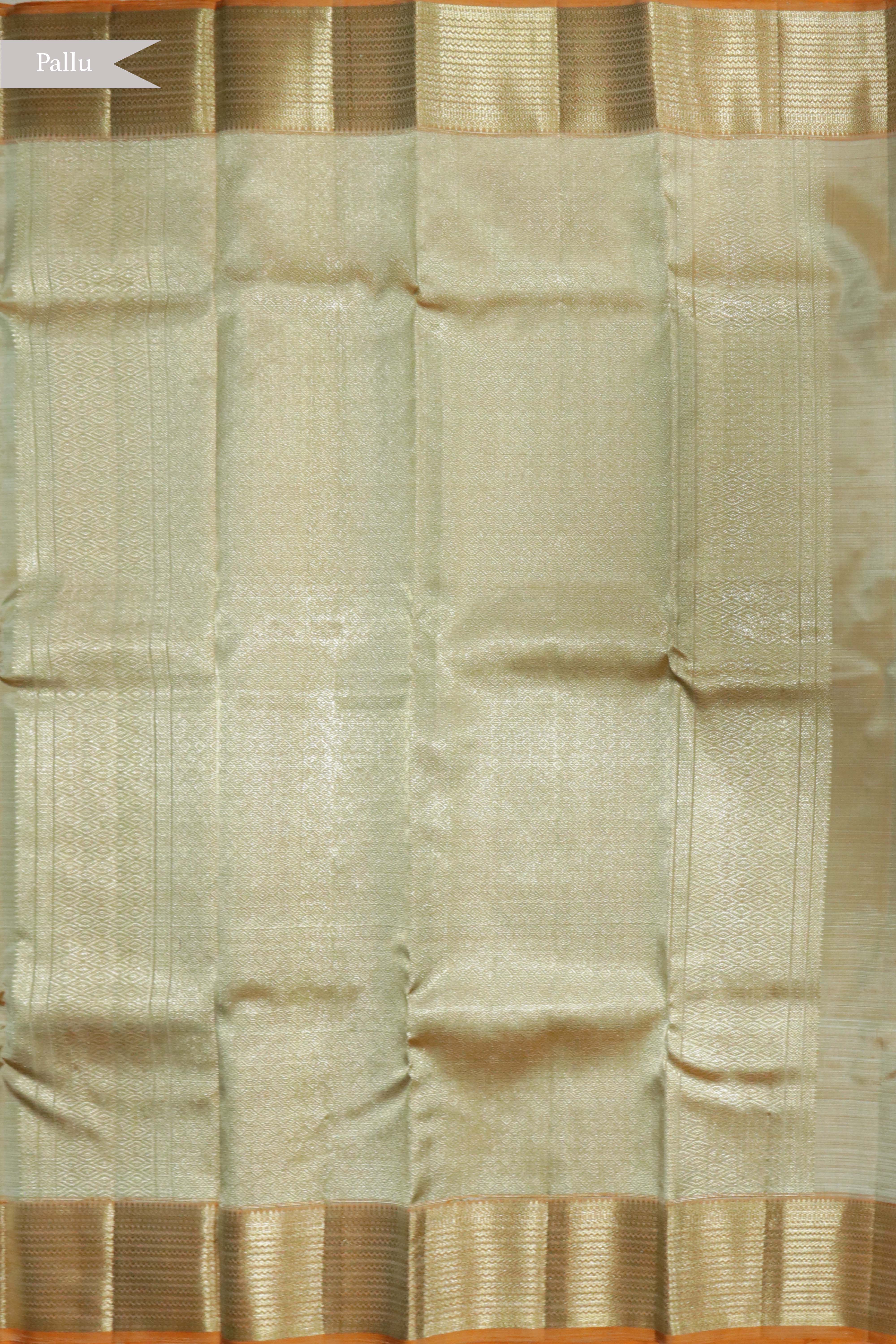 Pista Green Kanchivaram Silk Saree