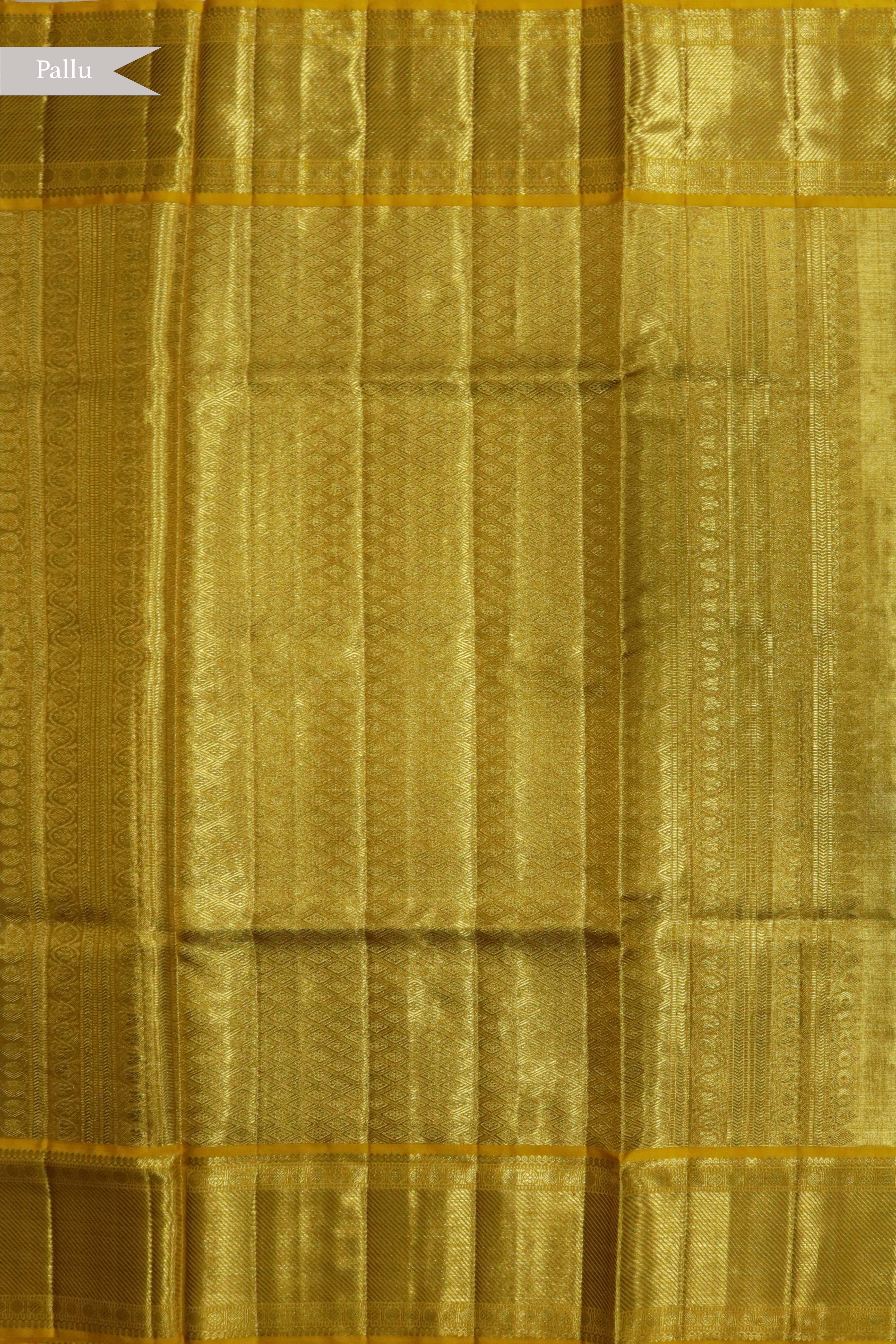Gold Kanchivaram Tissue Silk Saree