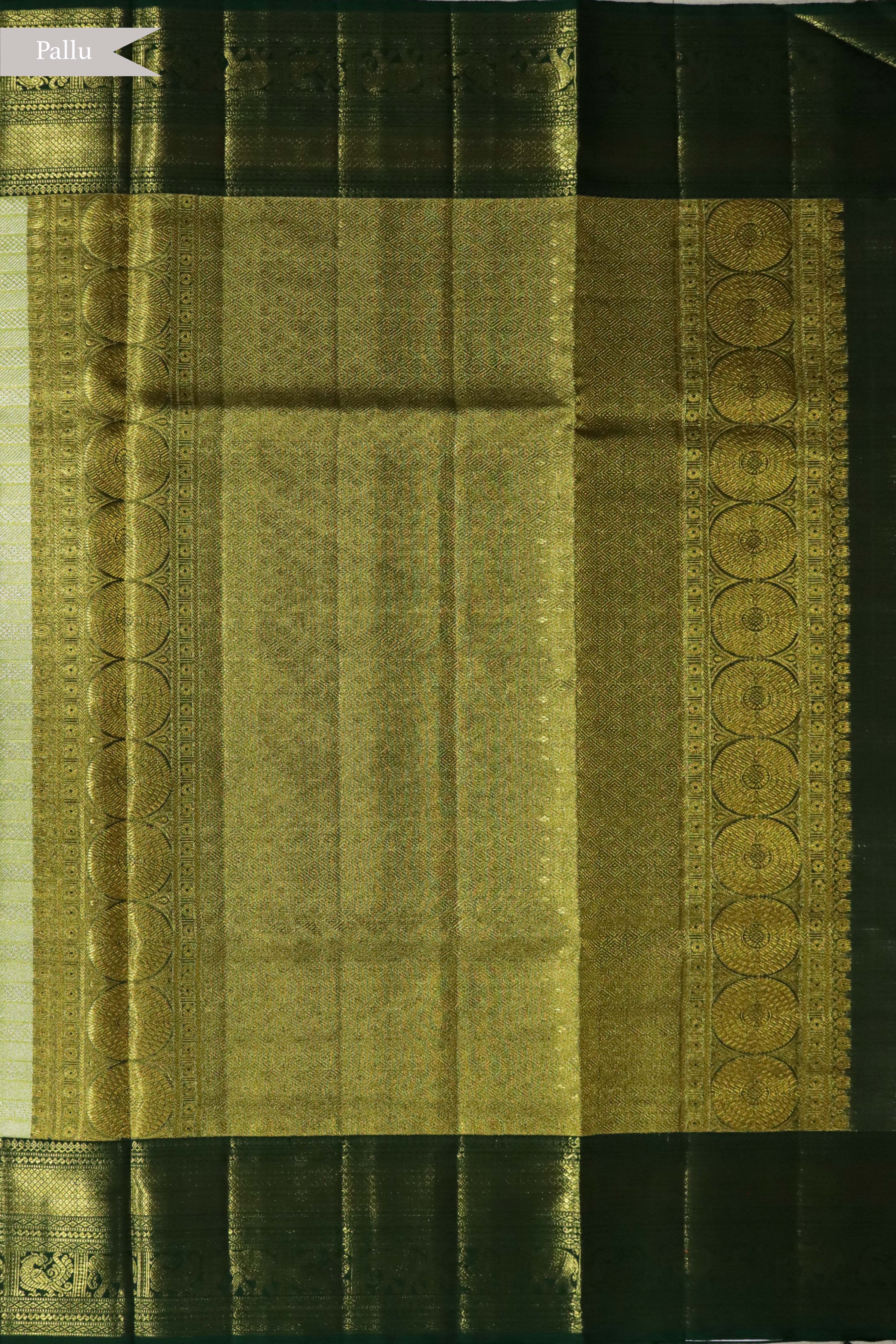Light Green Kanchivaram Tissue Silk Saree