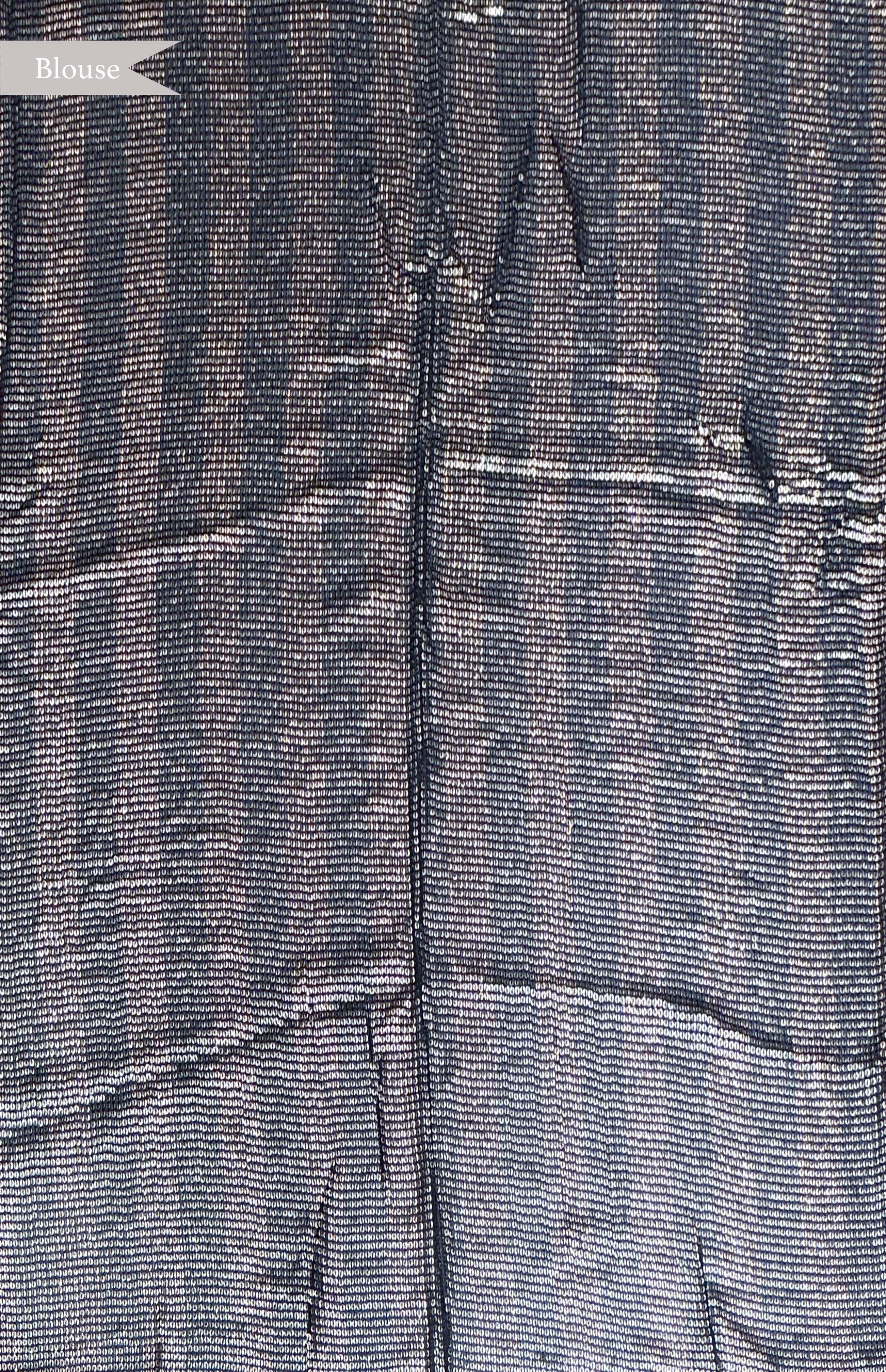 Purple Georgette Saree