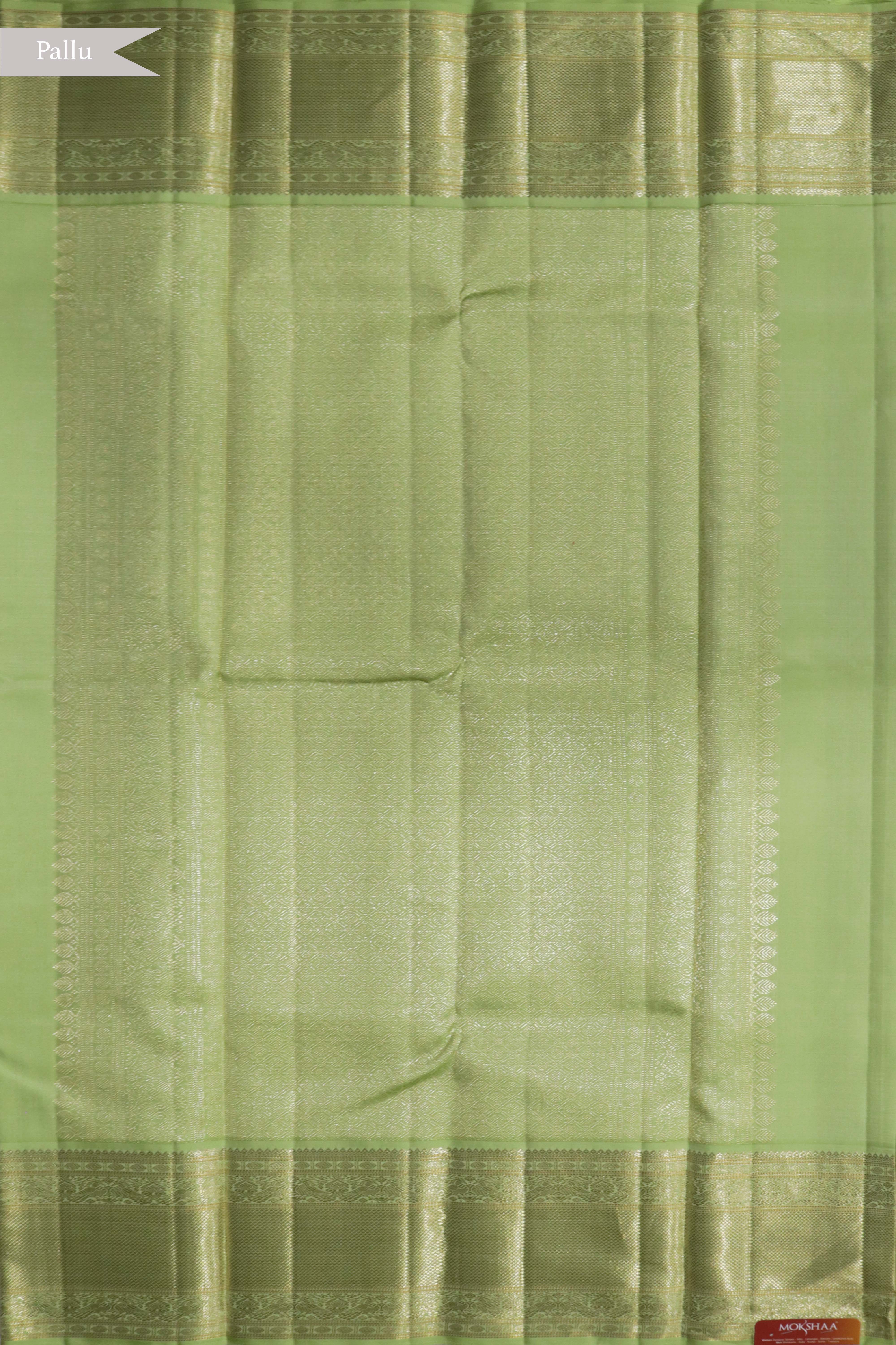 Pastel Green Kanchivaram Silk Saree