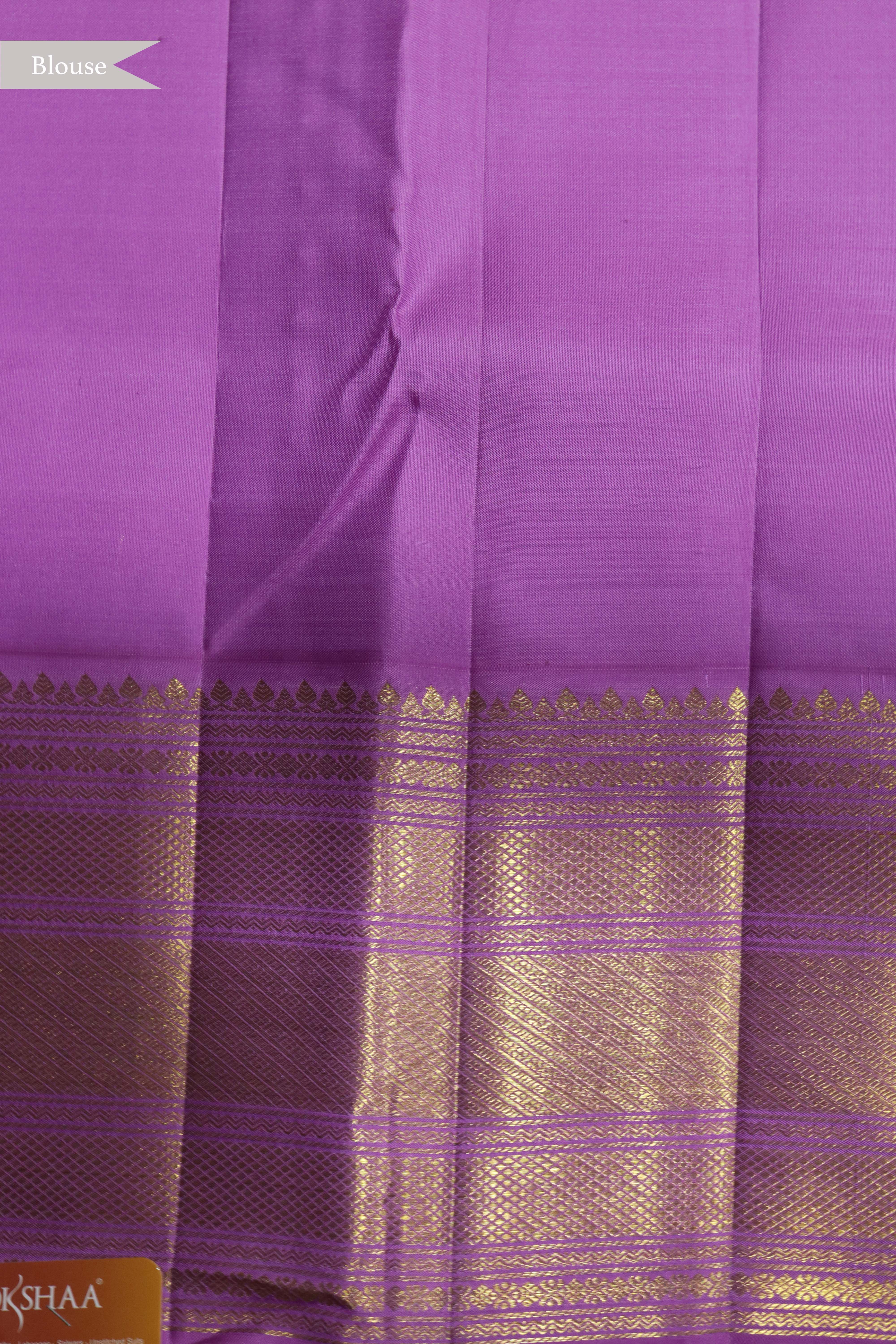 Pale Green Kanchivaram Silk Saree