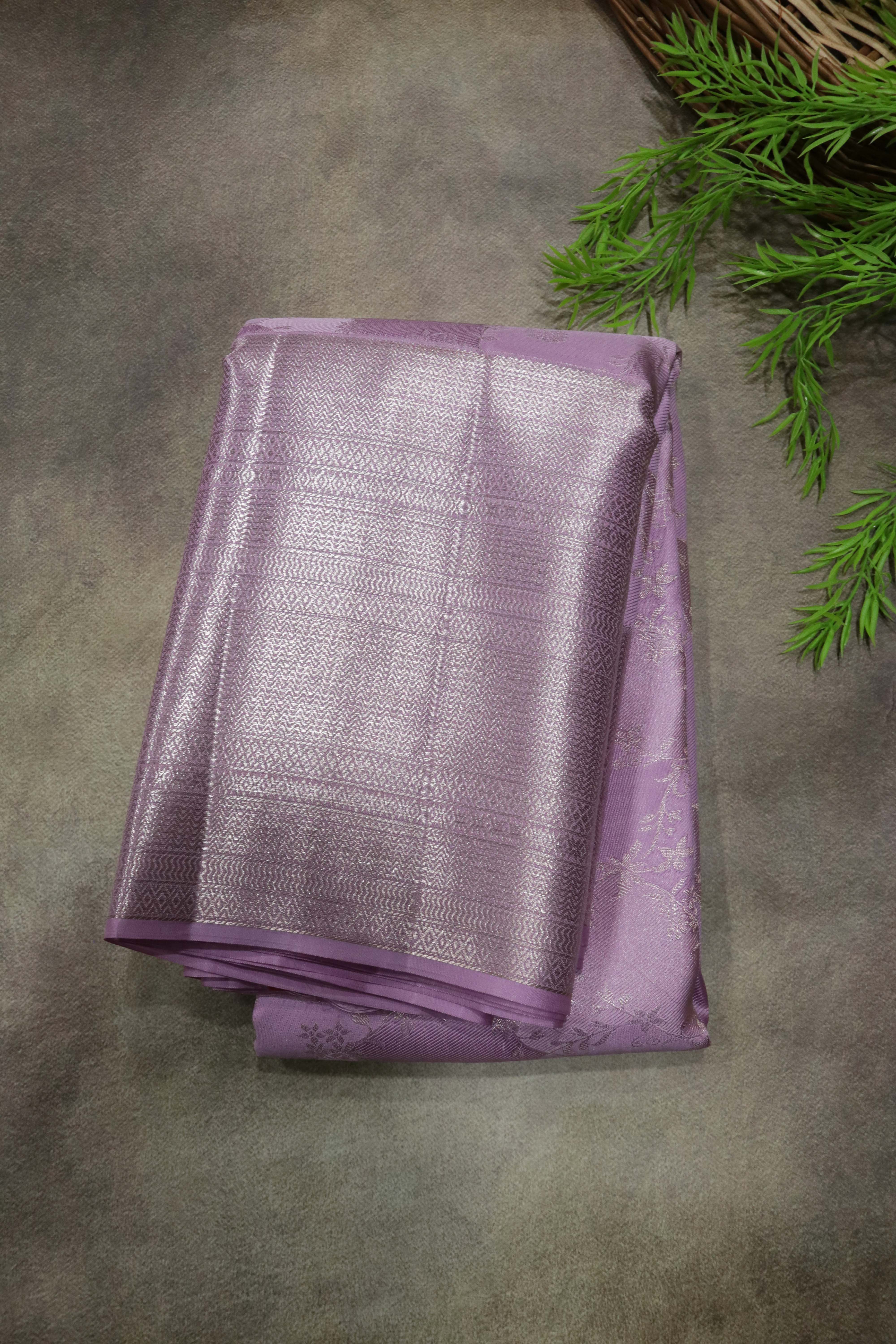 Pastel Pink Kanchivaram Silk Saree