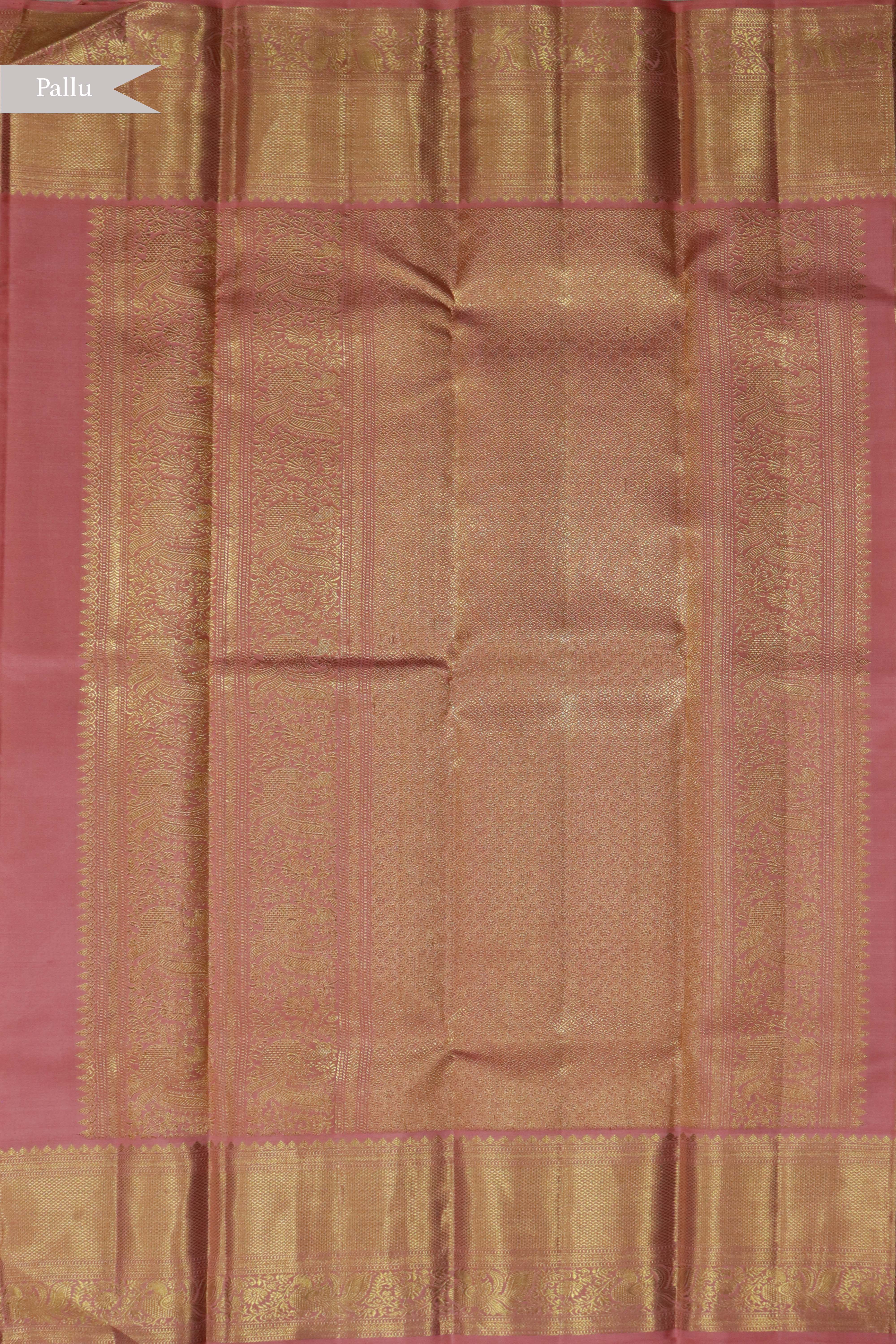 Pink Kanchivaram Silk Saree